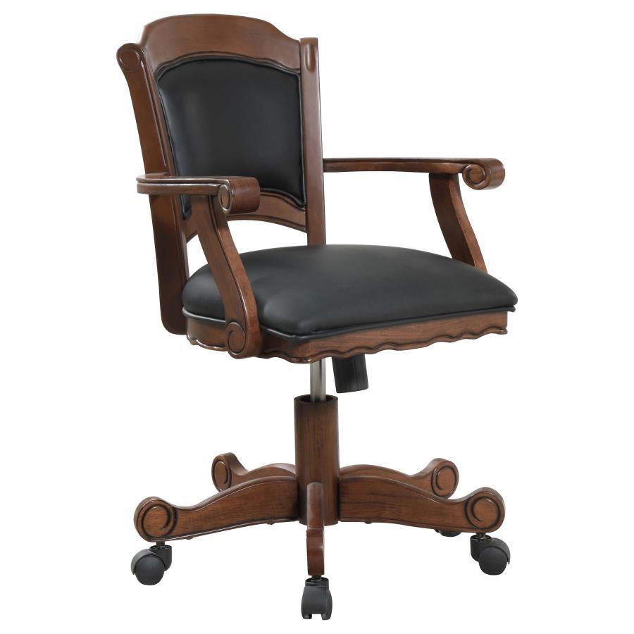 Turk - 5 Piece Dining And Game Table Set - Tobacco