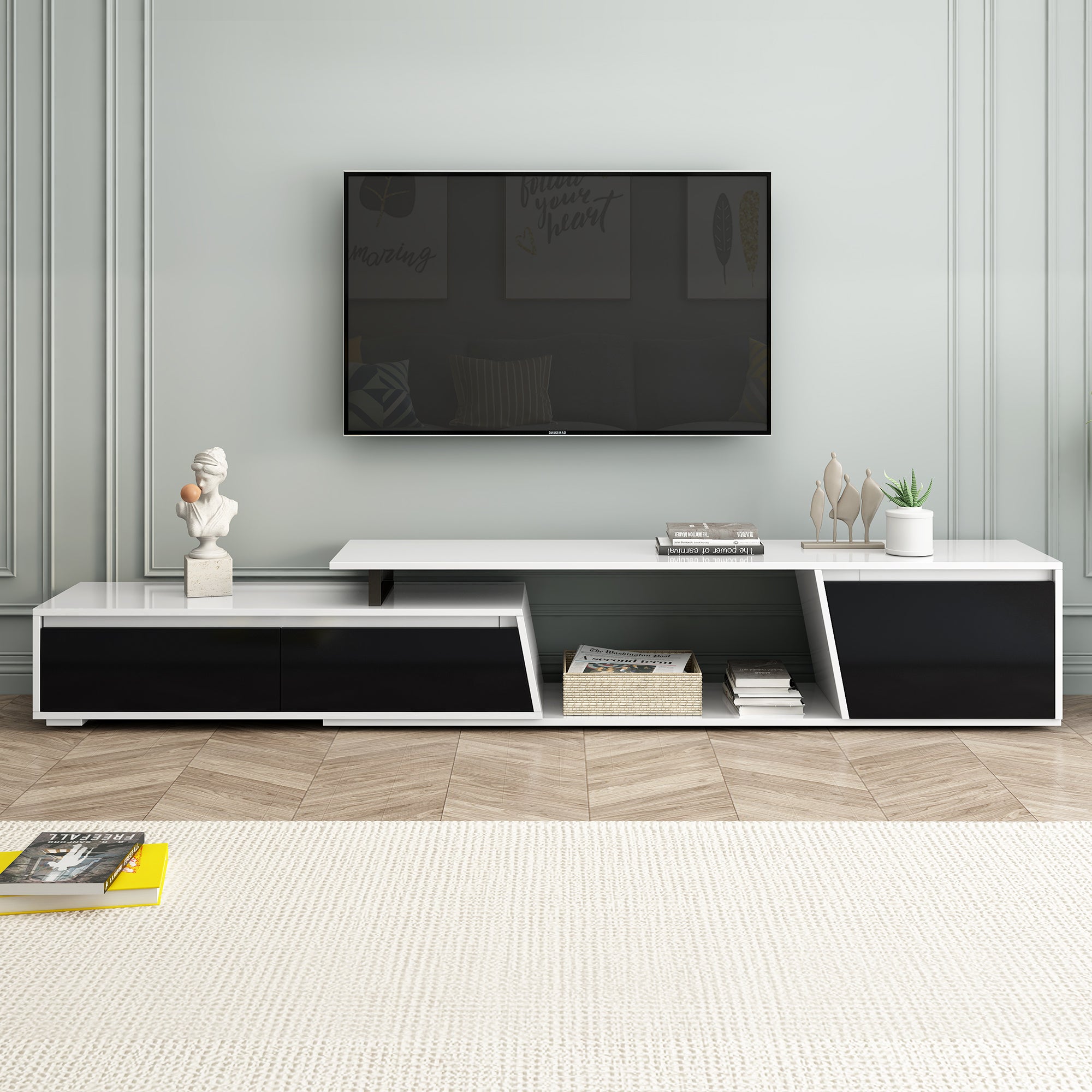 Shilo Modern Extendable TV Stand