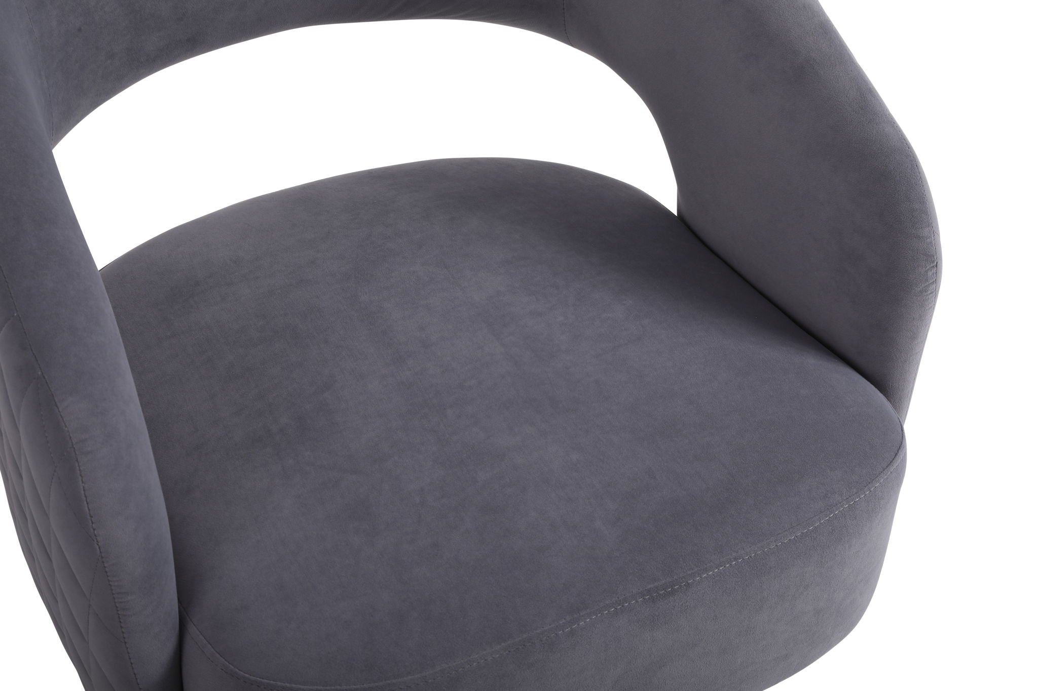 Round Barrel Swivel Accent Chair Armchair For Living Room