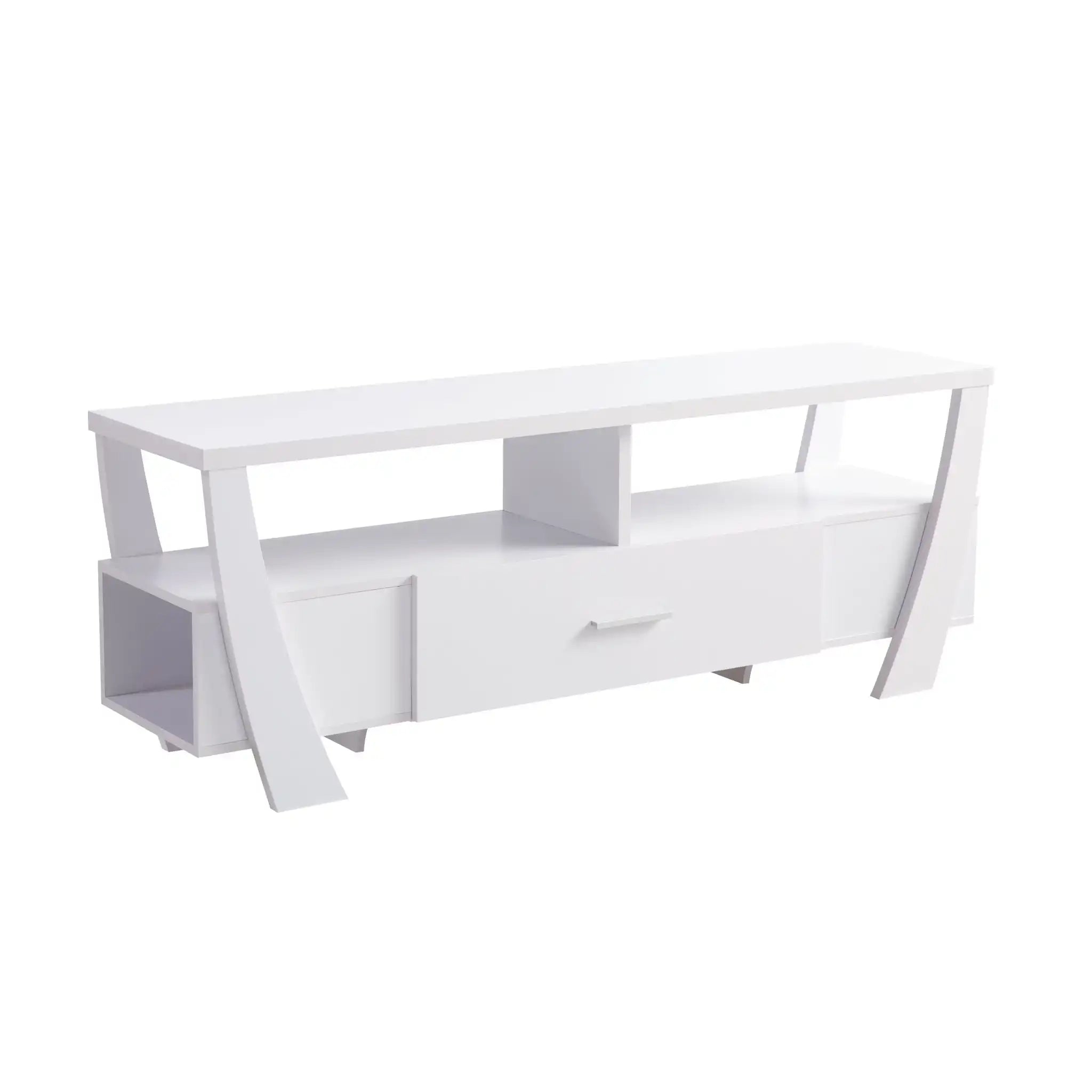 Contemporary TV Stand With 4 Shelves And 1 Drawer - Best Buy Furniture