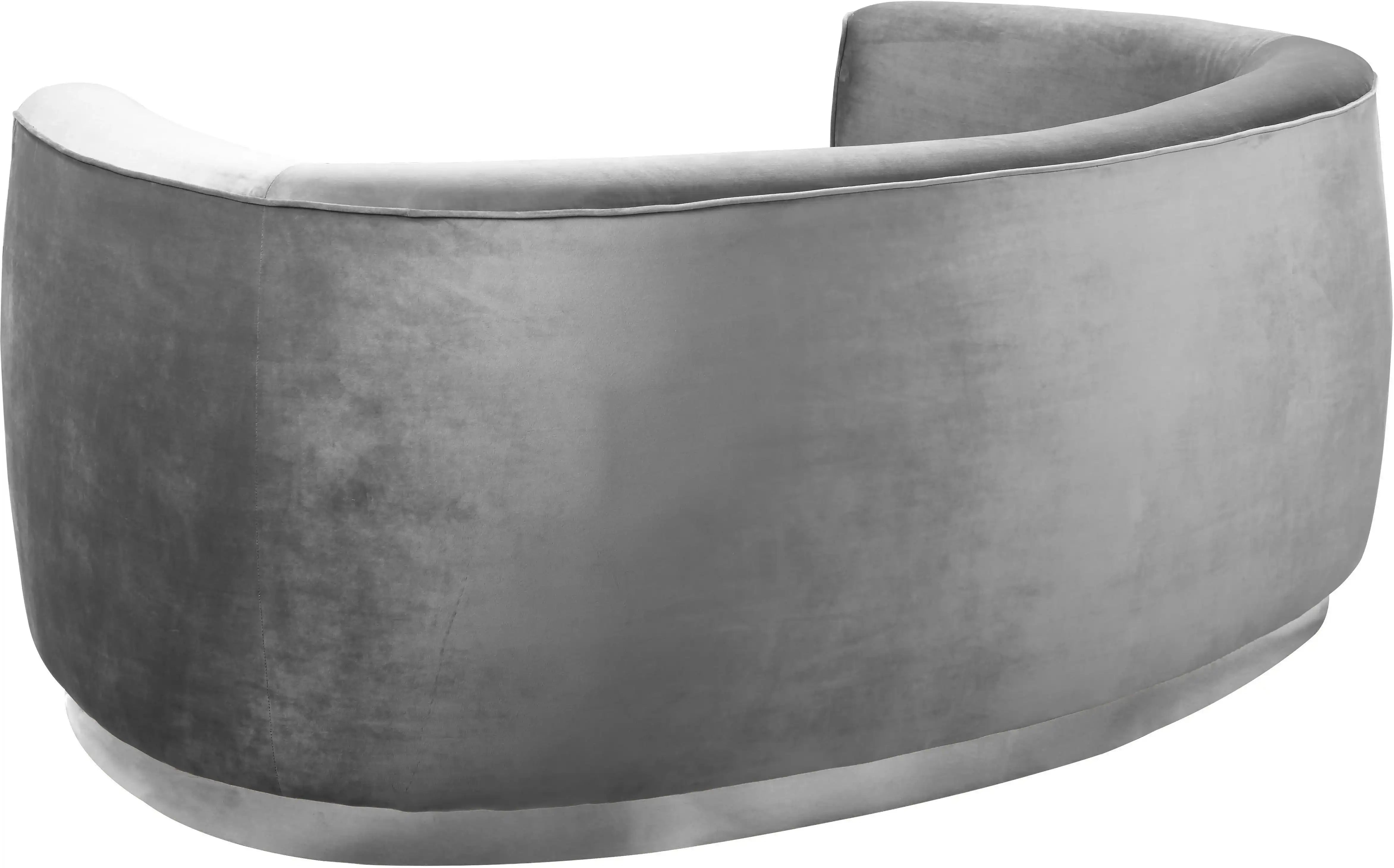 Julian - Loveseat with Chrome Base - Best Buy Furniture