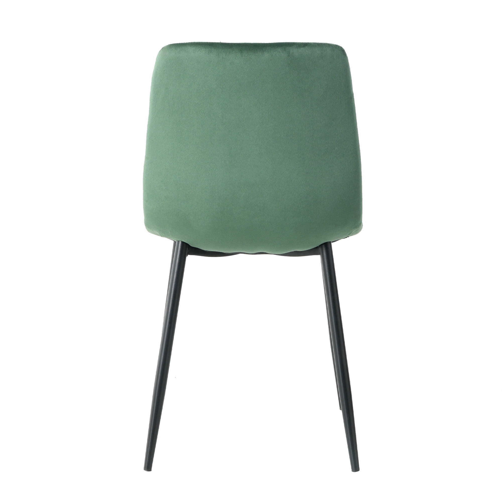 Dining Chair, Modern Kitchen Dining Chair With Cushion Back, Upholstered Side Chair With Coated Metal Legs, Family Kitchen Dining Room And Living Room