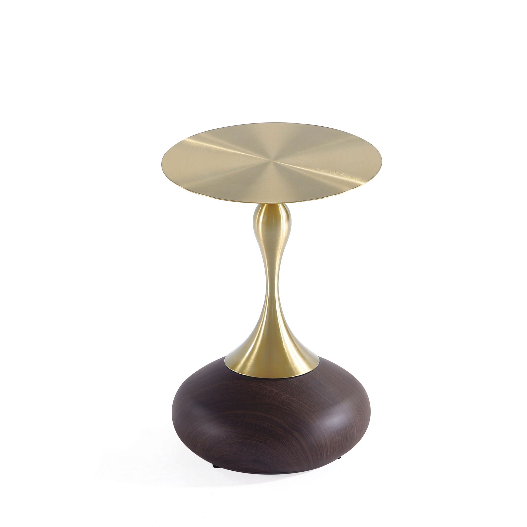 Patchin - End Table - Brown / Gold