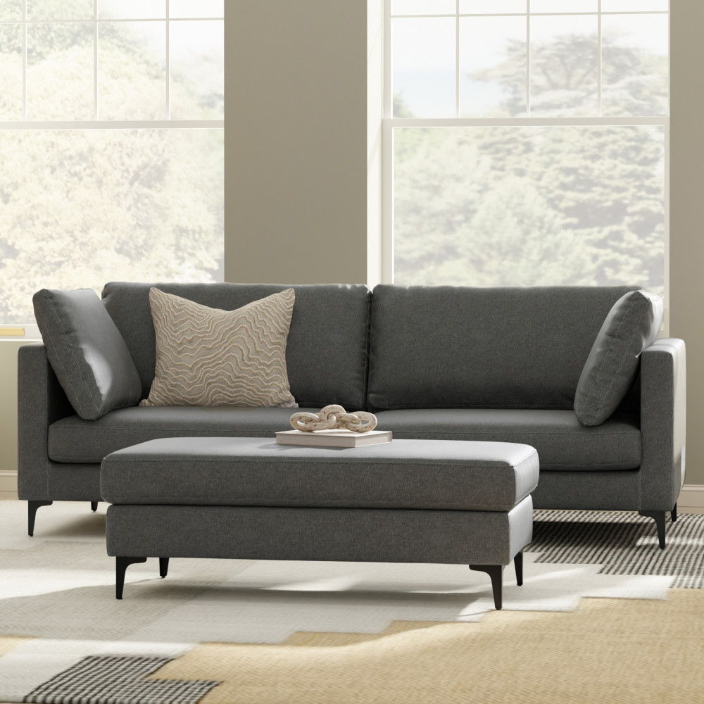 Ava - Mid Century Sofa, Upholstered