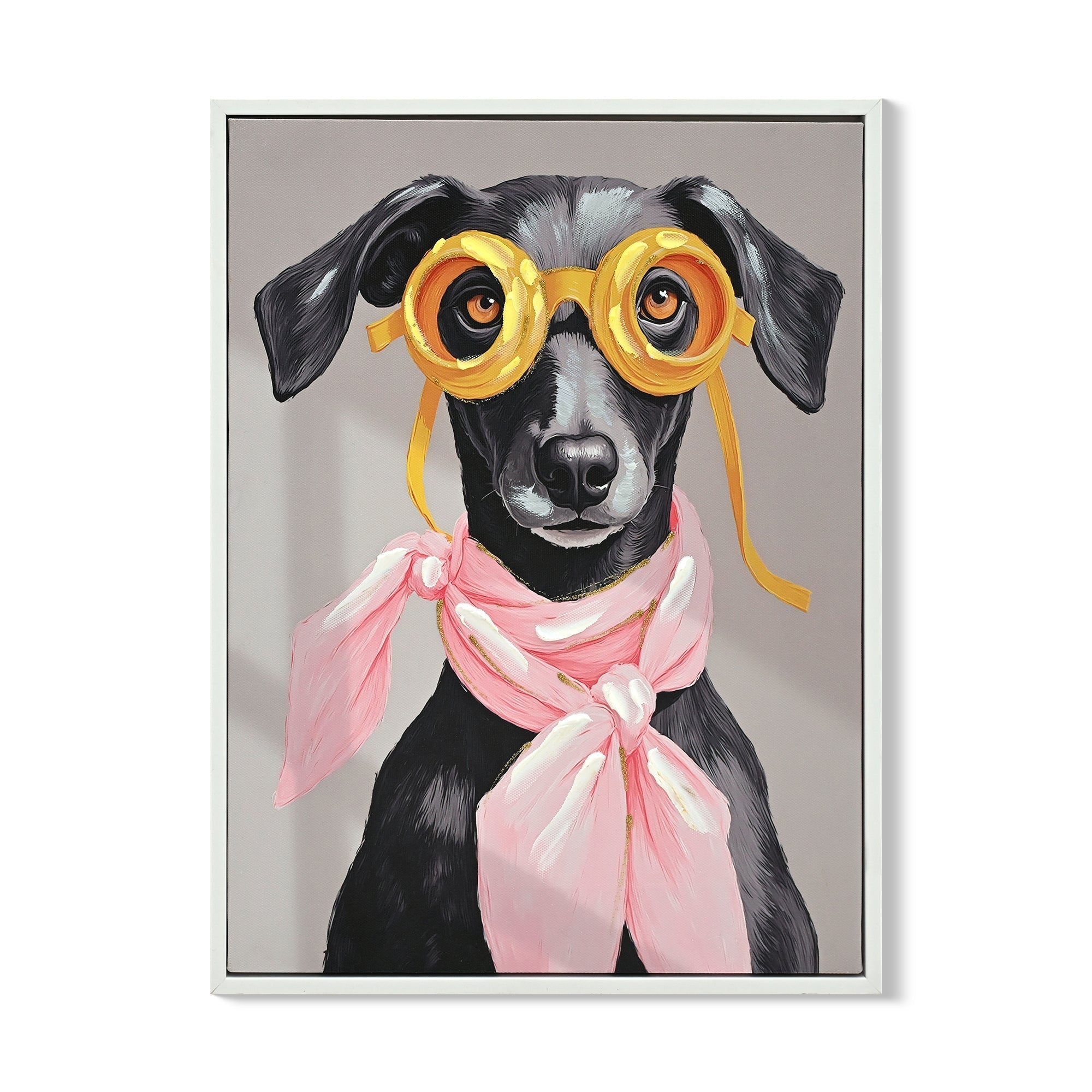 Vacation Day Puppy Wall Decor, Graphic Art Print on Wrapped Canvas