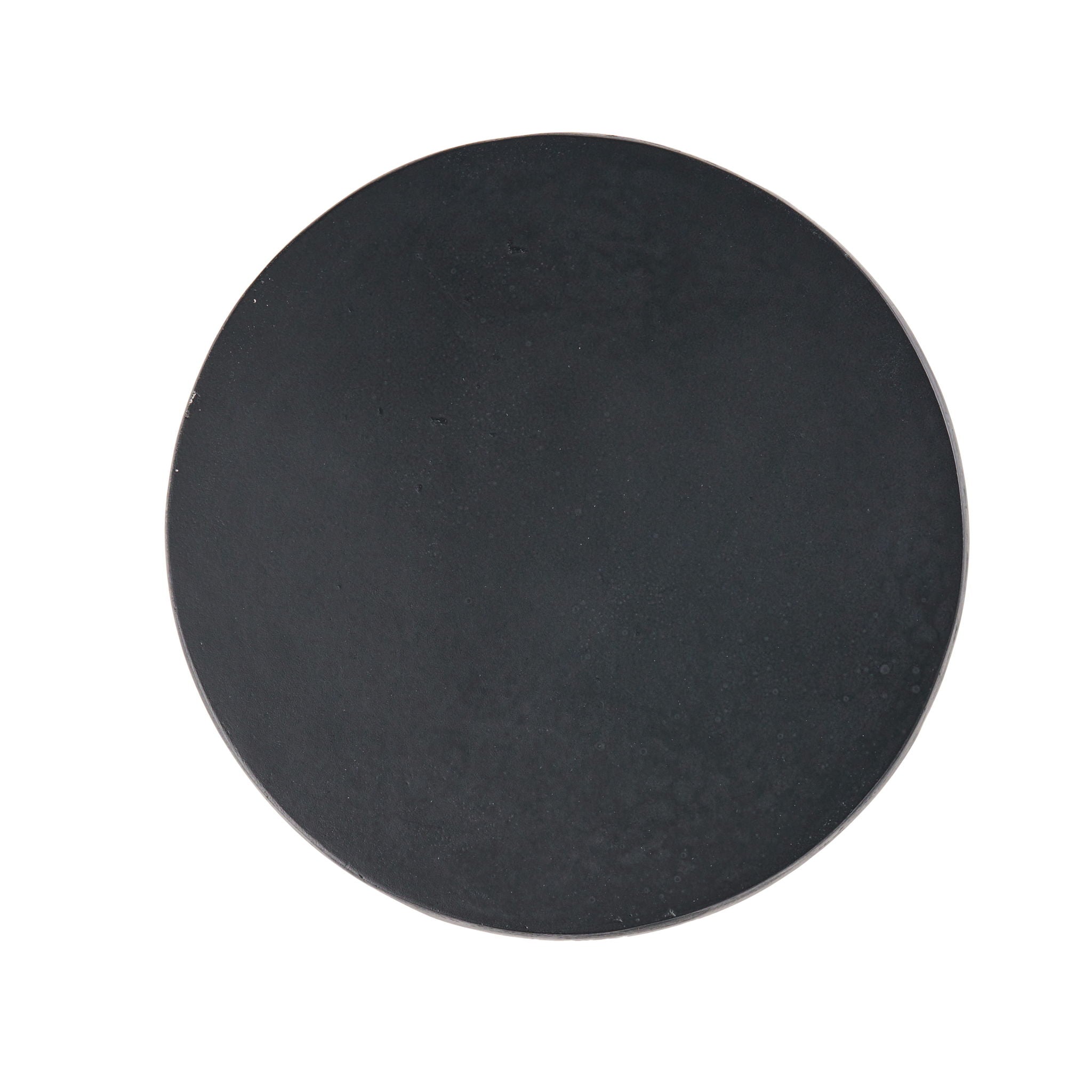Side Table Modern Concrete Accent Piece - Black