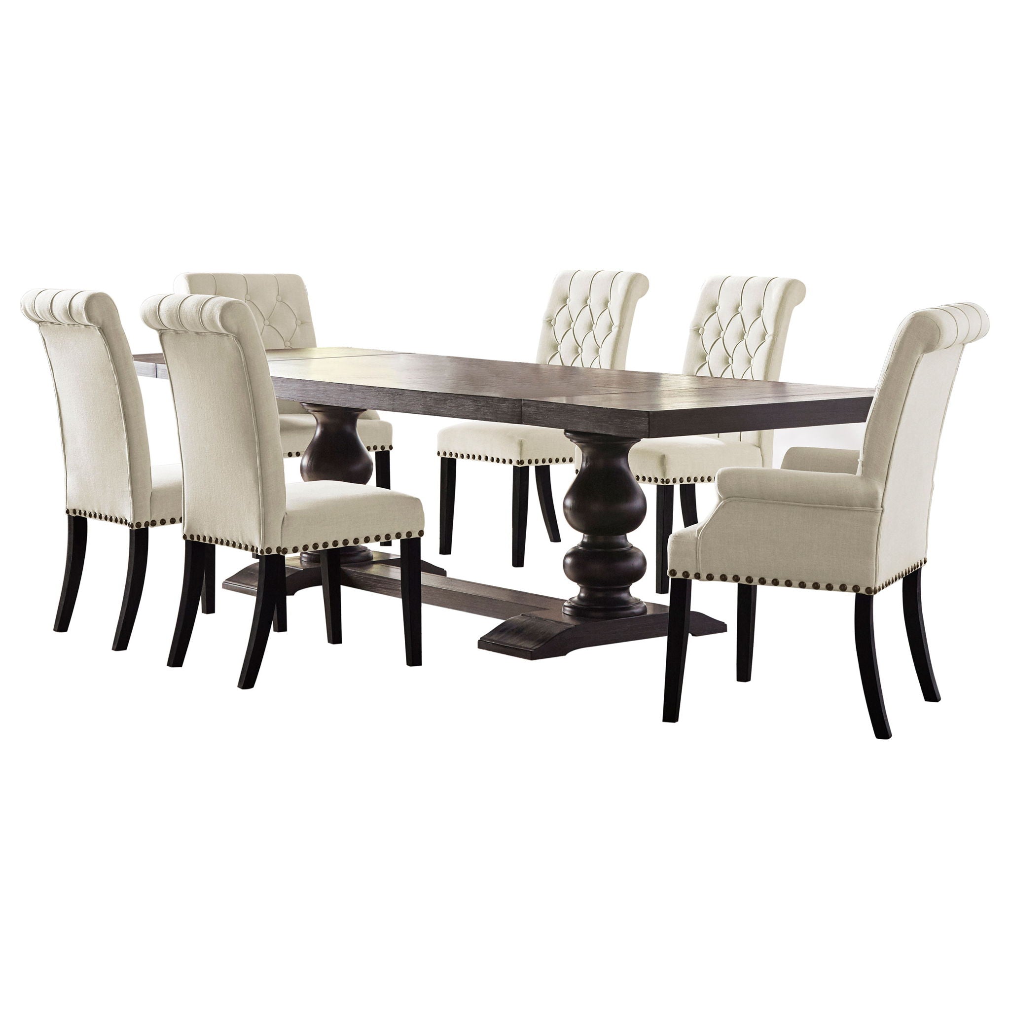 Vallerie - Dining Set With Trestle Table