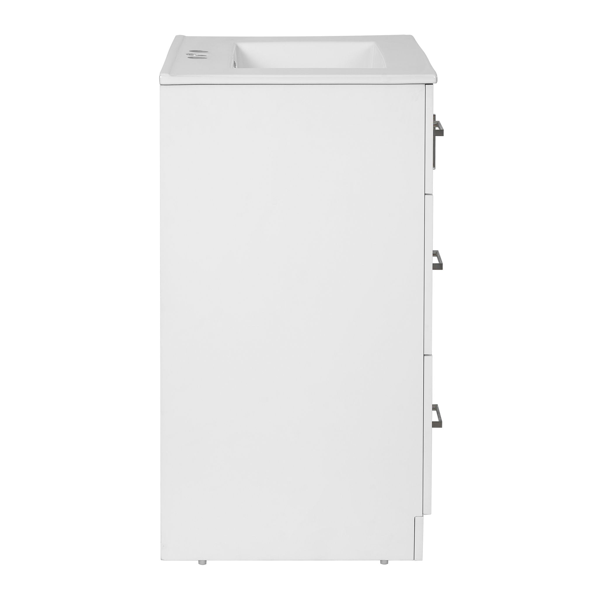 Bathroom Vanity With Under Mount Sink, 2 Drawers And Soft Closing Door