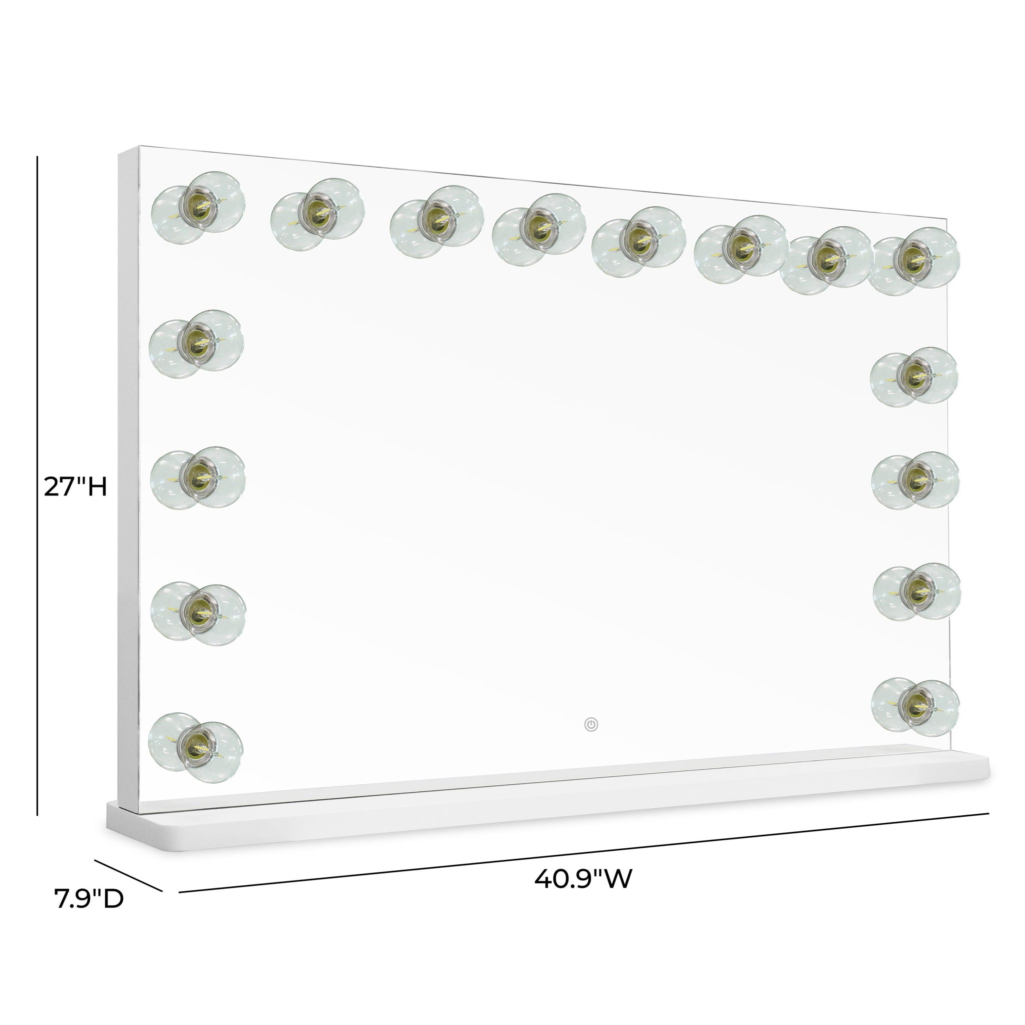 Lola - Jumbo Vanity Mirror - White