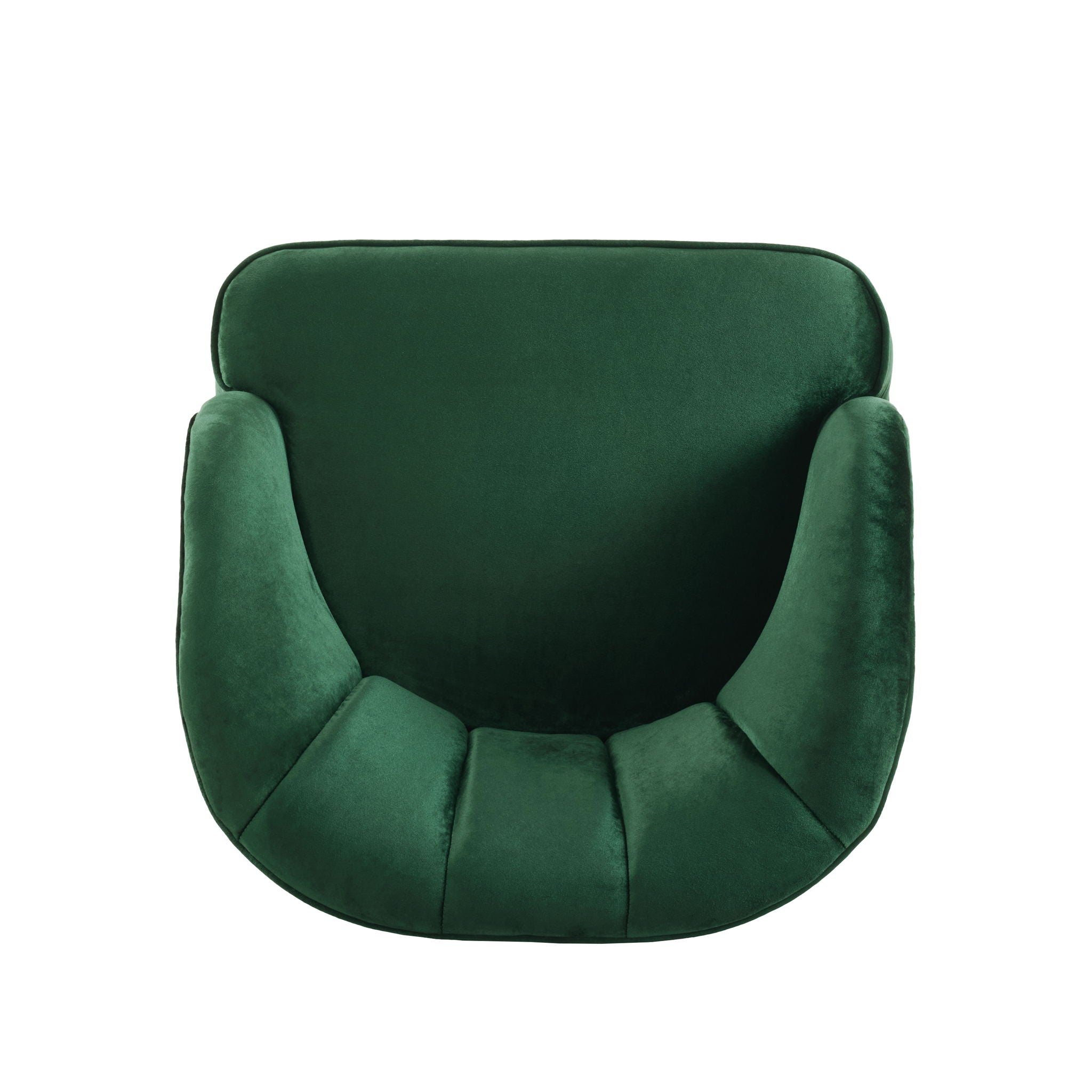 Elegant Upholstered Barrel Accent Chair With Wooden Legs