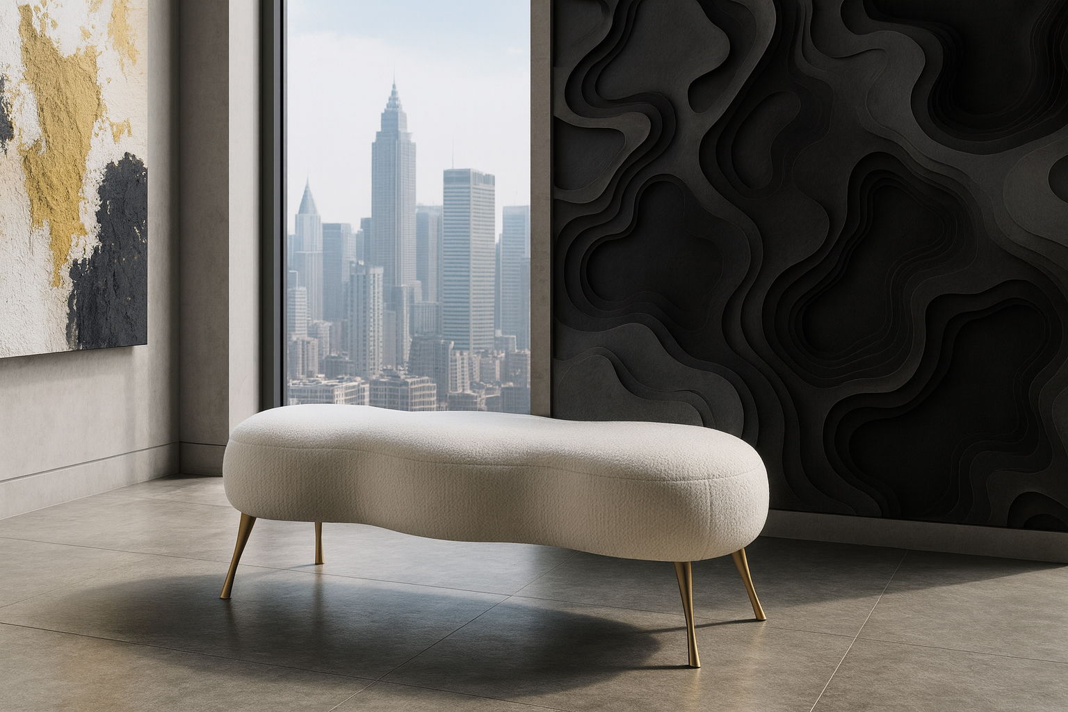 Nube - Bench - White