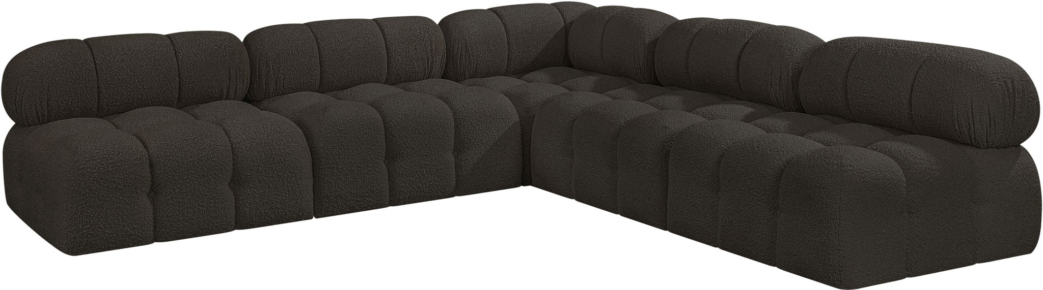 Ames - 5 Piece Fabric Modular Corner Sectional