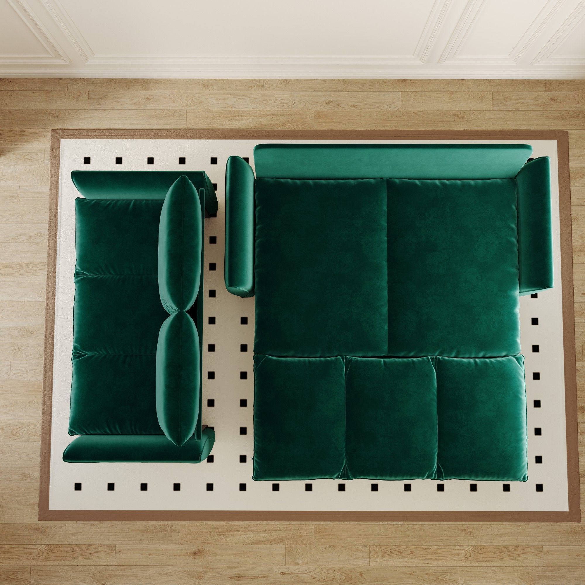 Pull Out Sofa Bed, 3 Seat Convertible Sleeper Sofa With 2 In 1 Pillow And Blanket Set