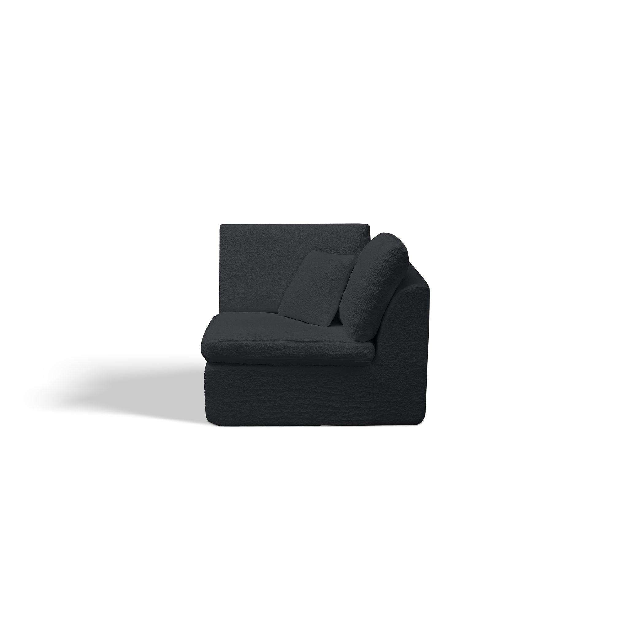 Cloud Sectional Couch, Convertible With Ottoman, 3 Seater Modular Design