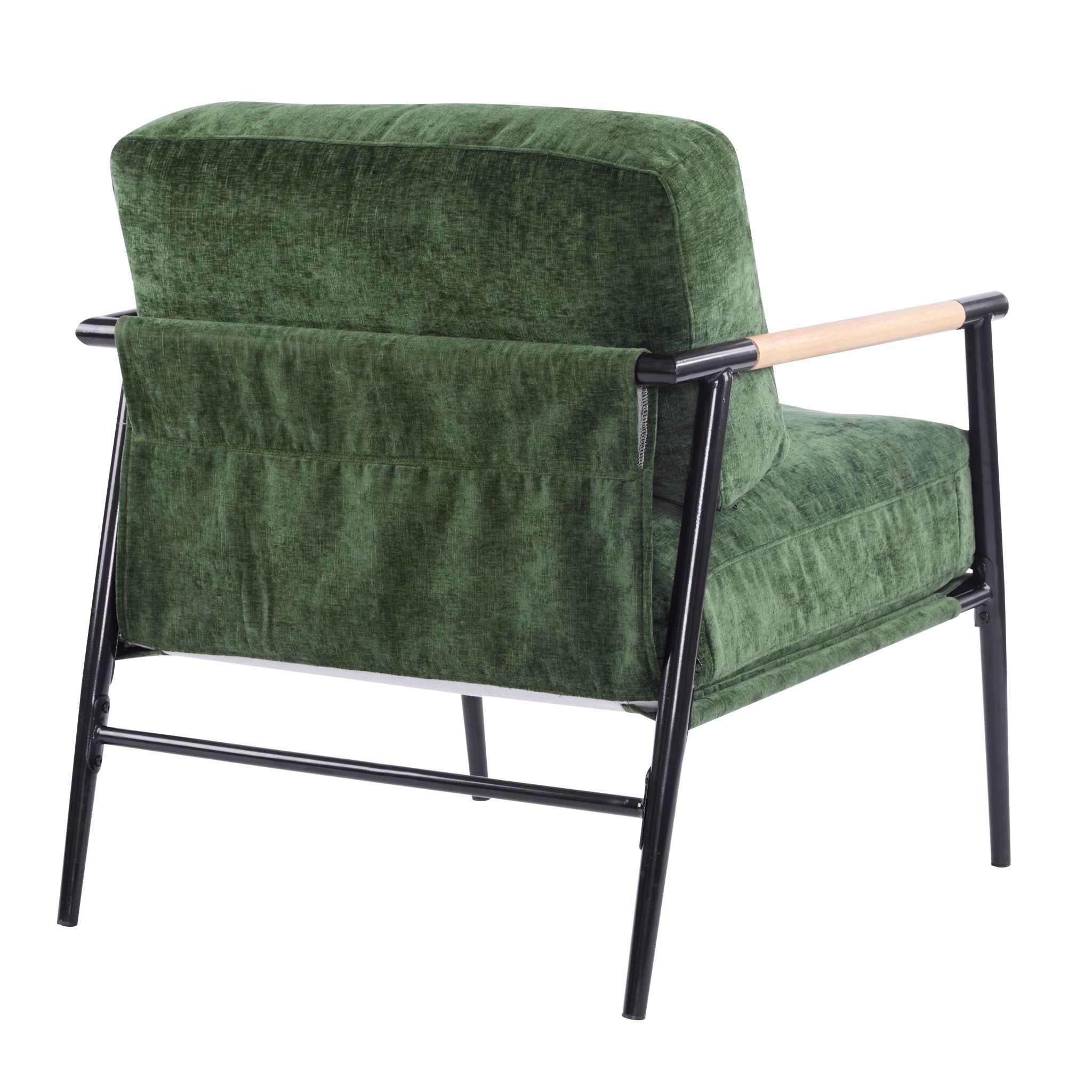 Modern Accent Chair With Plush Cushions, Cozy Seating