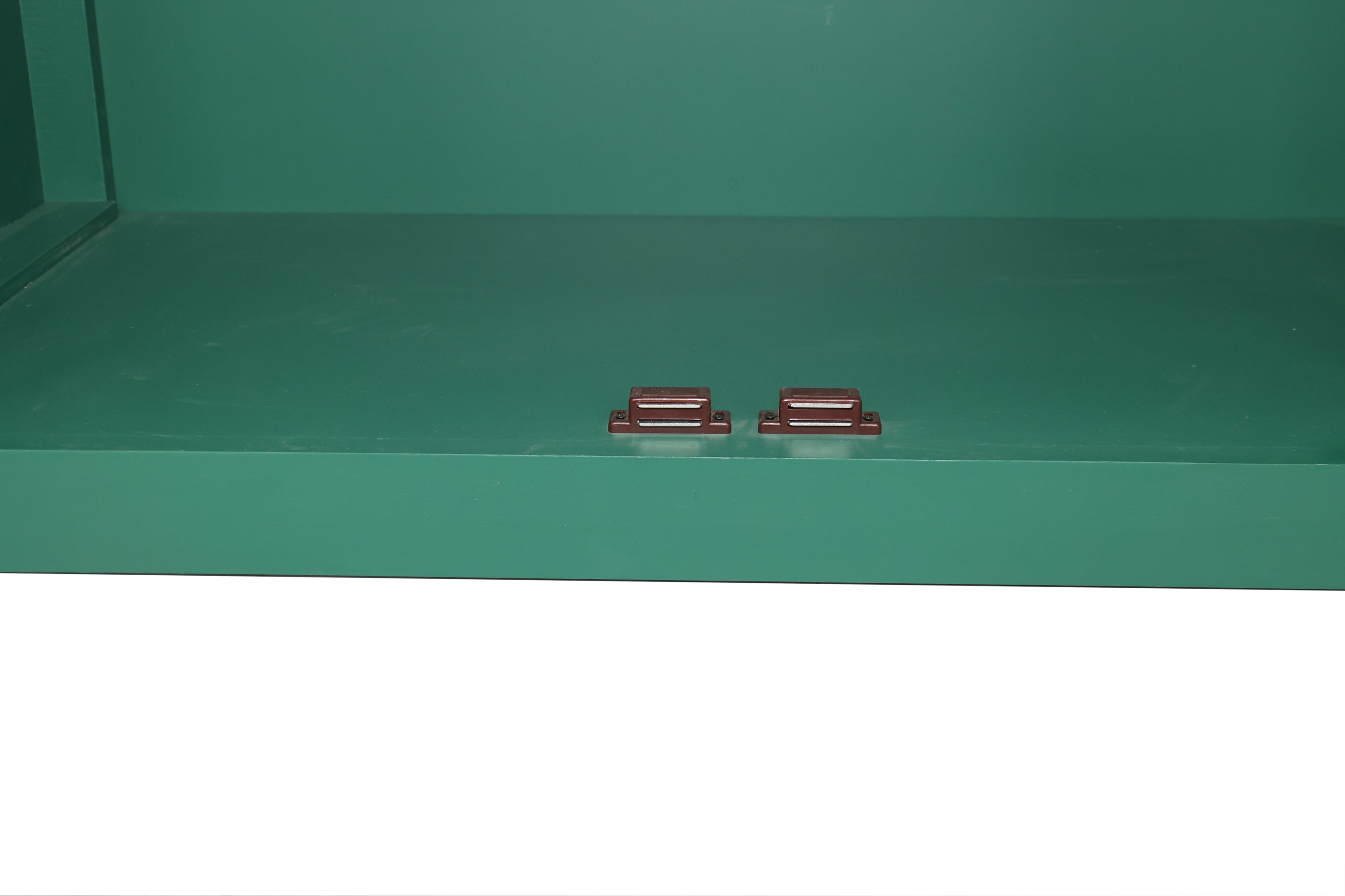 59in Green Accent Cabinet with 4 Doors Mid Century Modern Buffet