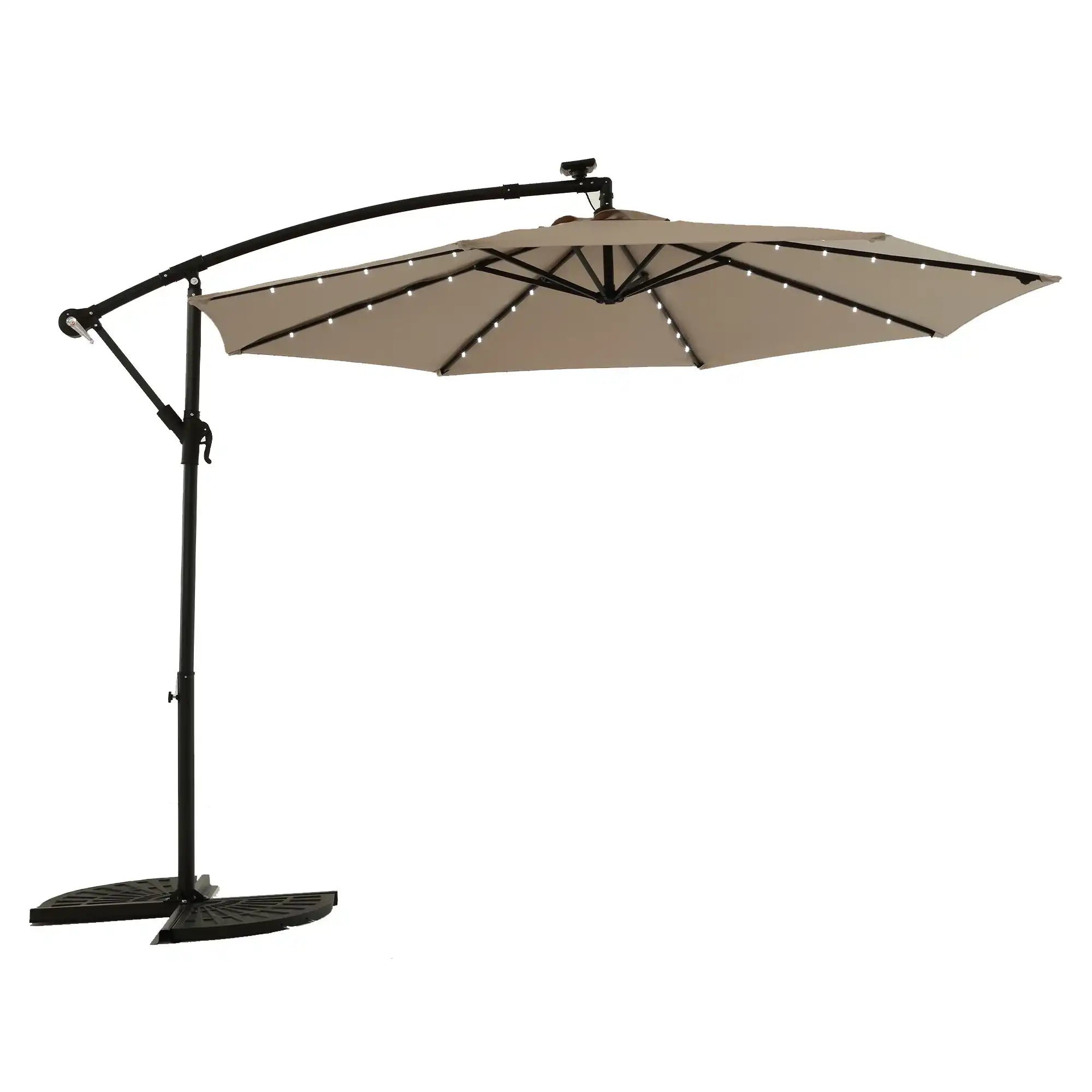 Solar LED Patio Umbrella | Large Outdoor Umbrella
