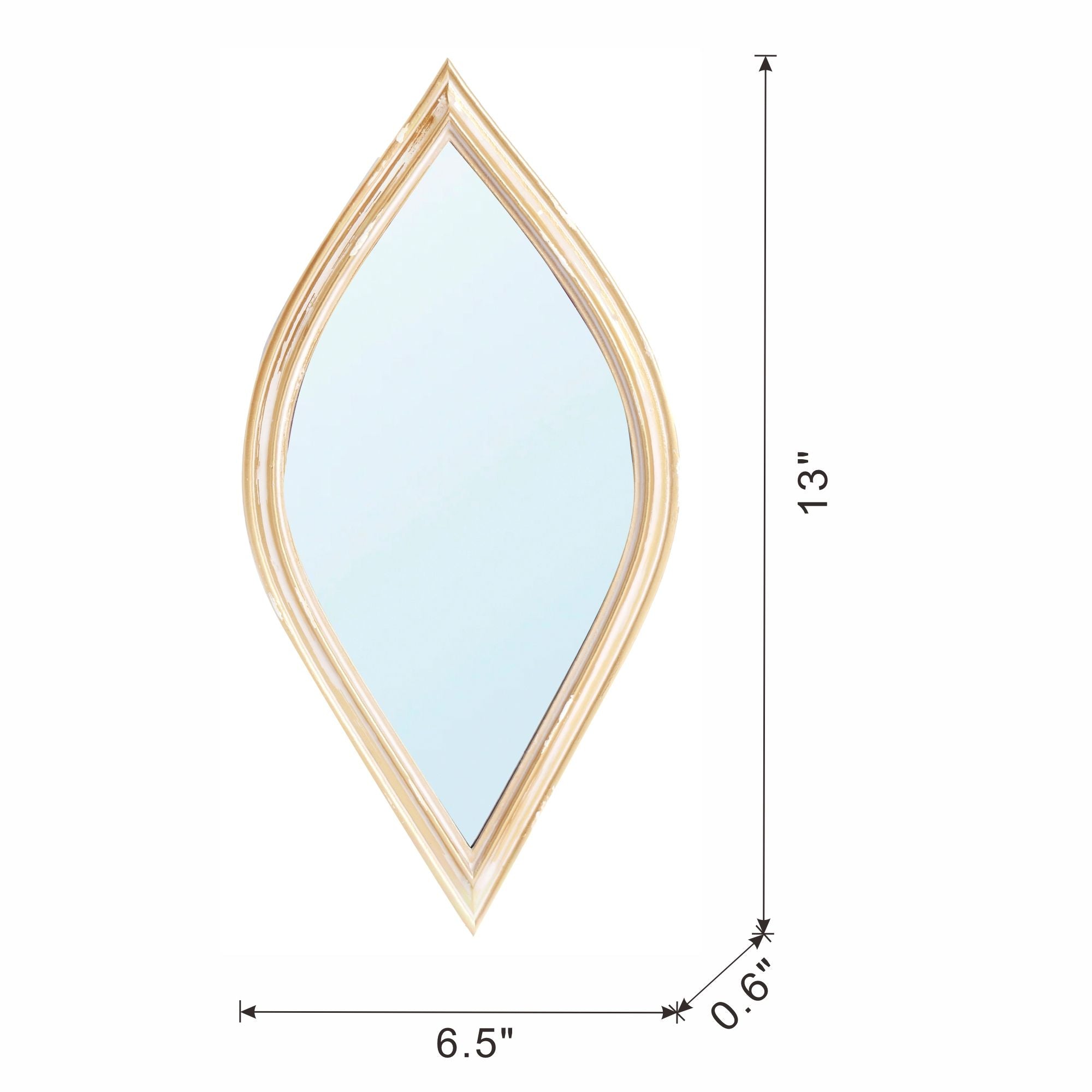 Small Decorative Mirror For Wall Decor, 2 Pieces Wall Accent