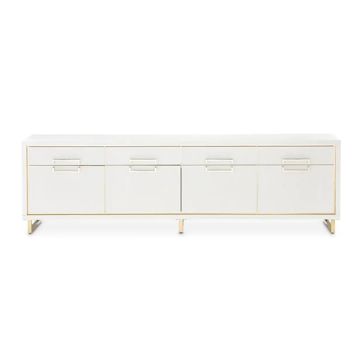 Palm Gate - Media Cabinet - Cloud White