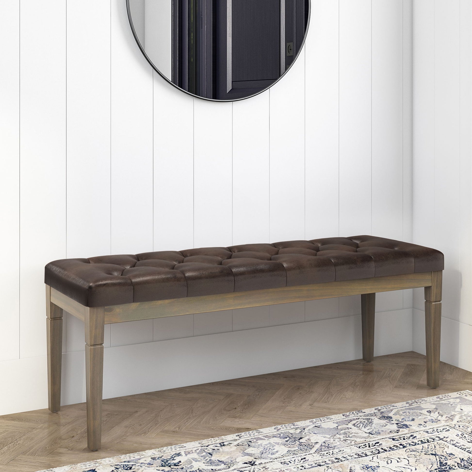 Waverly - Upholstered Tufted Ottoman Bench - Best Buy Furniture