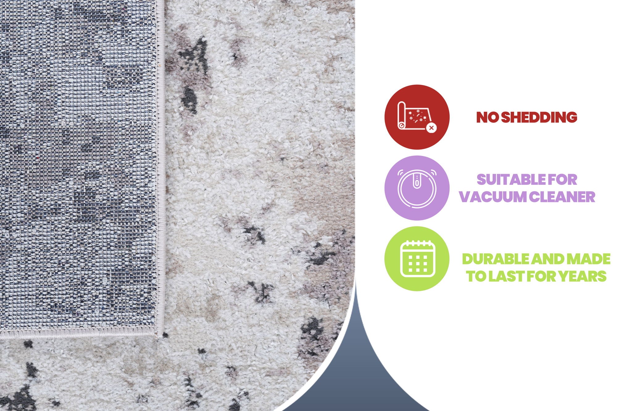 Payas - 6' X 9' Abstract Area Rug - Cream / Brown