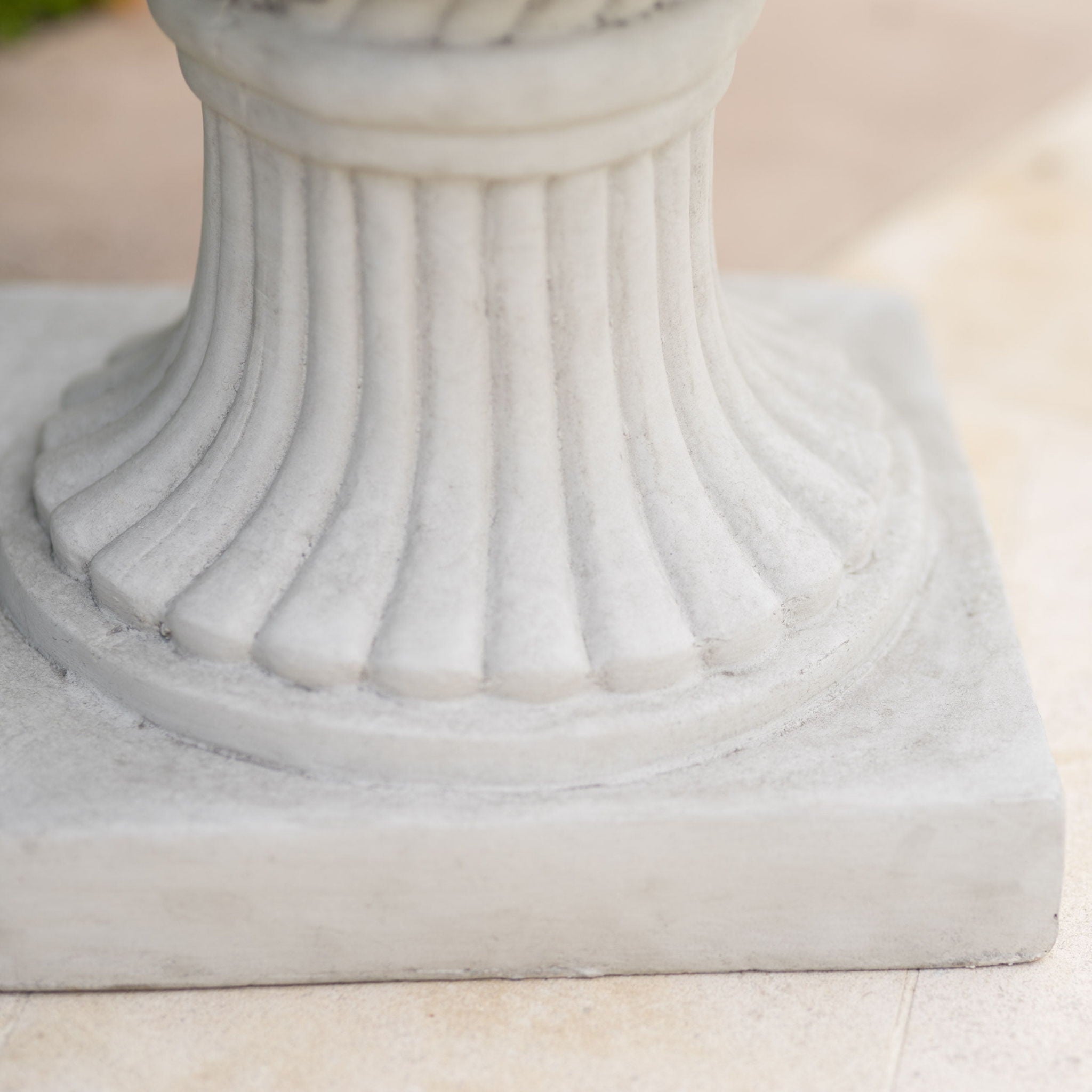 Classic Italian Urn Planter - Antique White