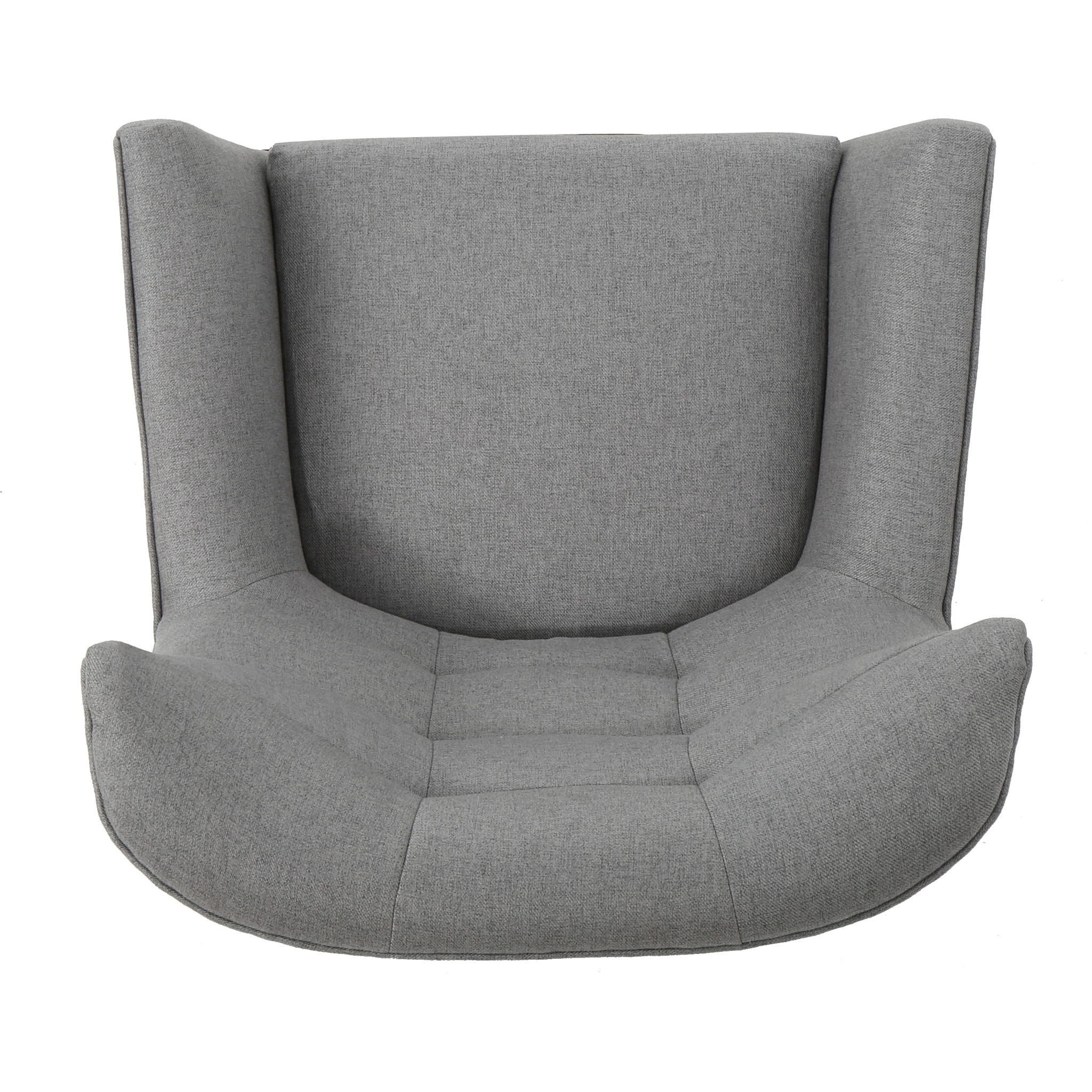 Club Chair With Rubberwood Legs