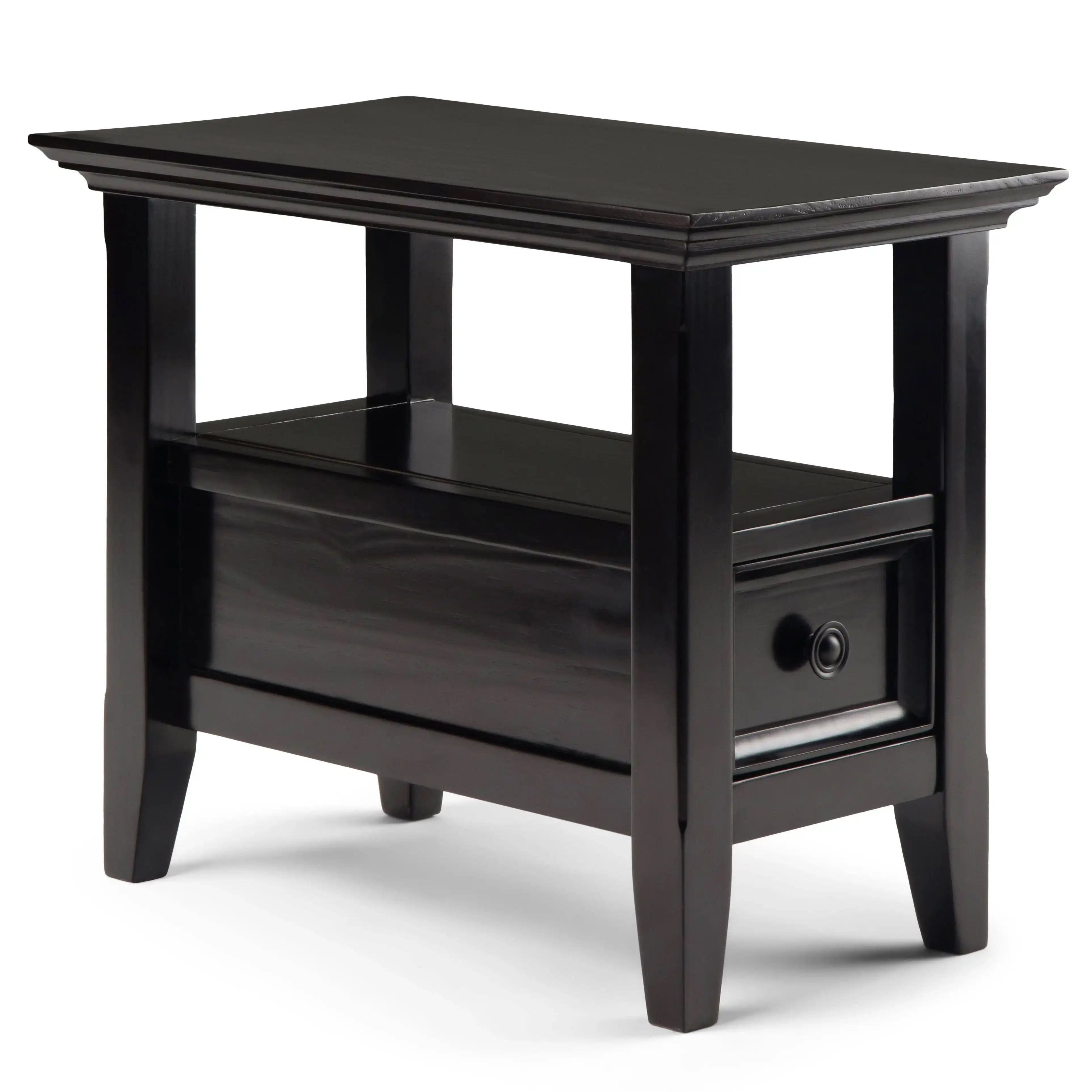 Amherst - Narrow Side Table - Hickory Brown - Best Buy Furniture