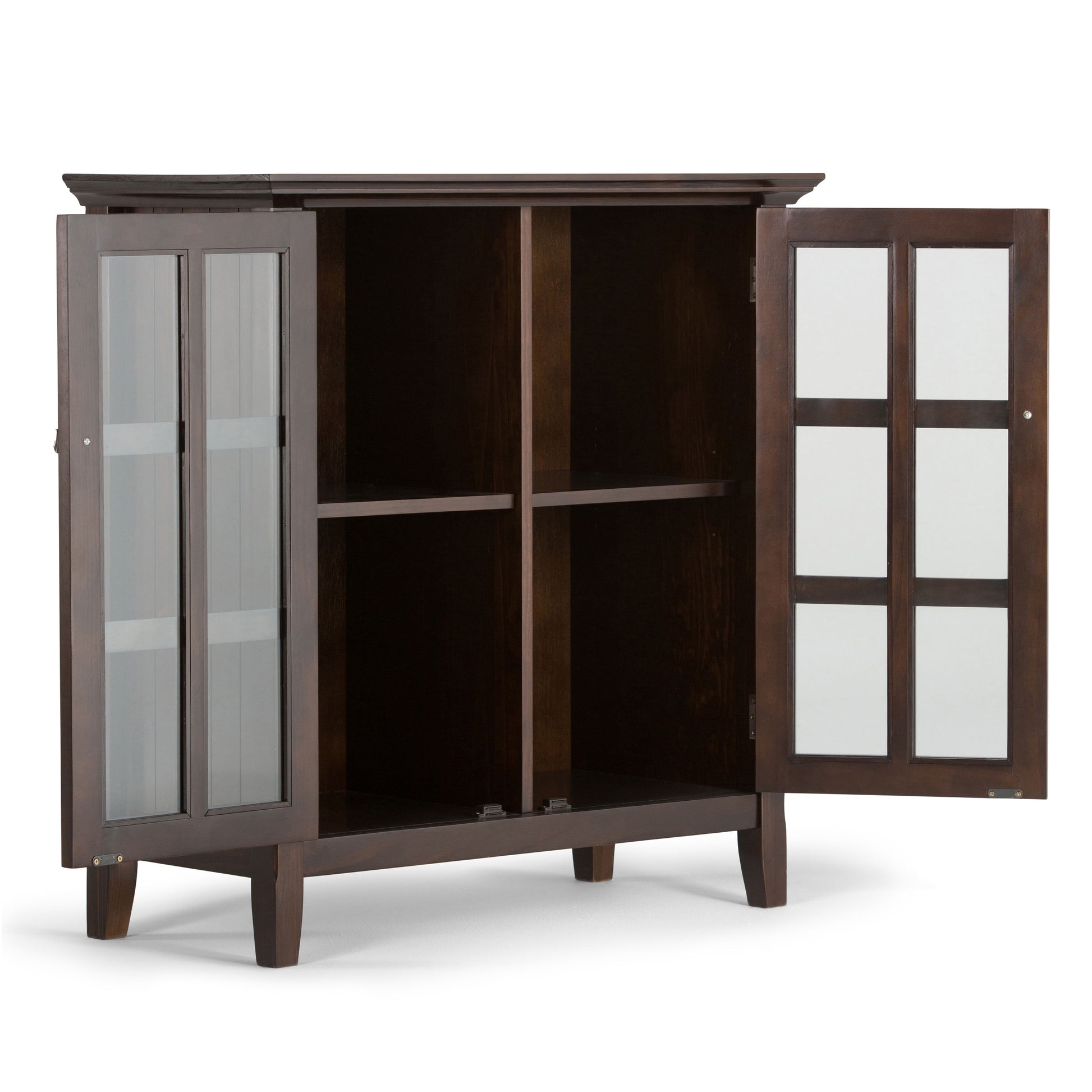 Acadian - Low Storage Cabinet - Brunette Brown - Best Buy Furniture