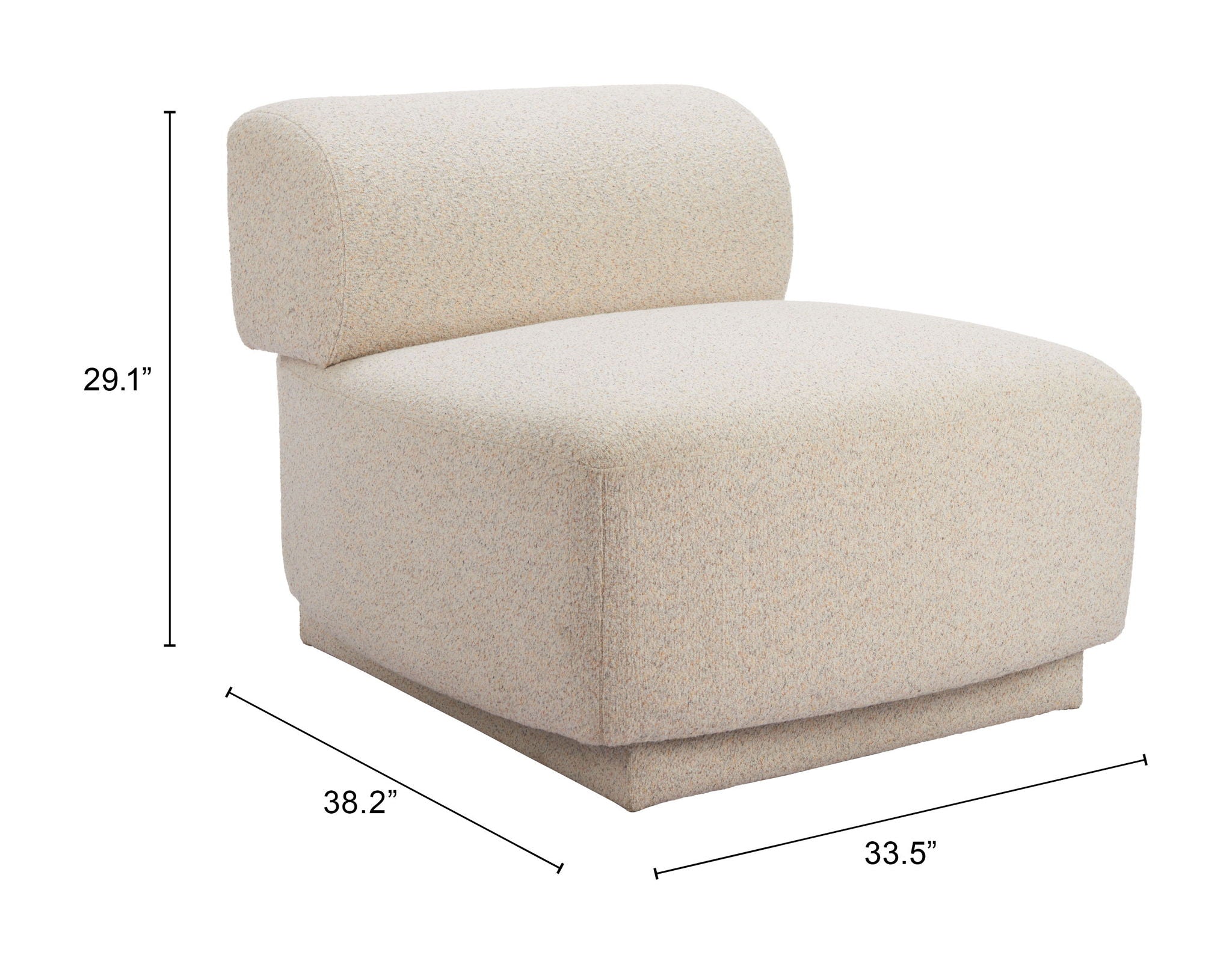Anese - Accent Chair - Multigrain Beige