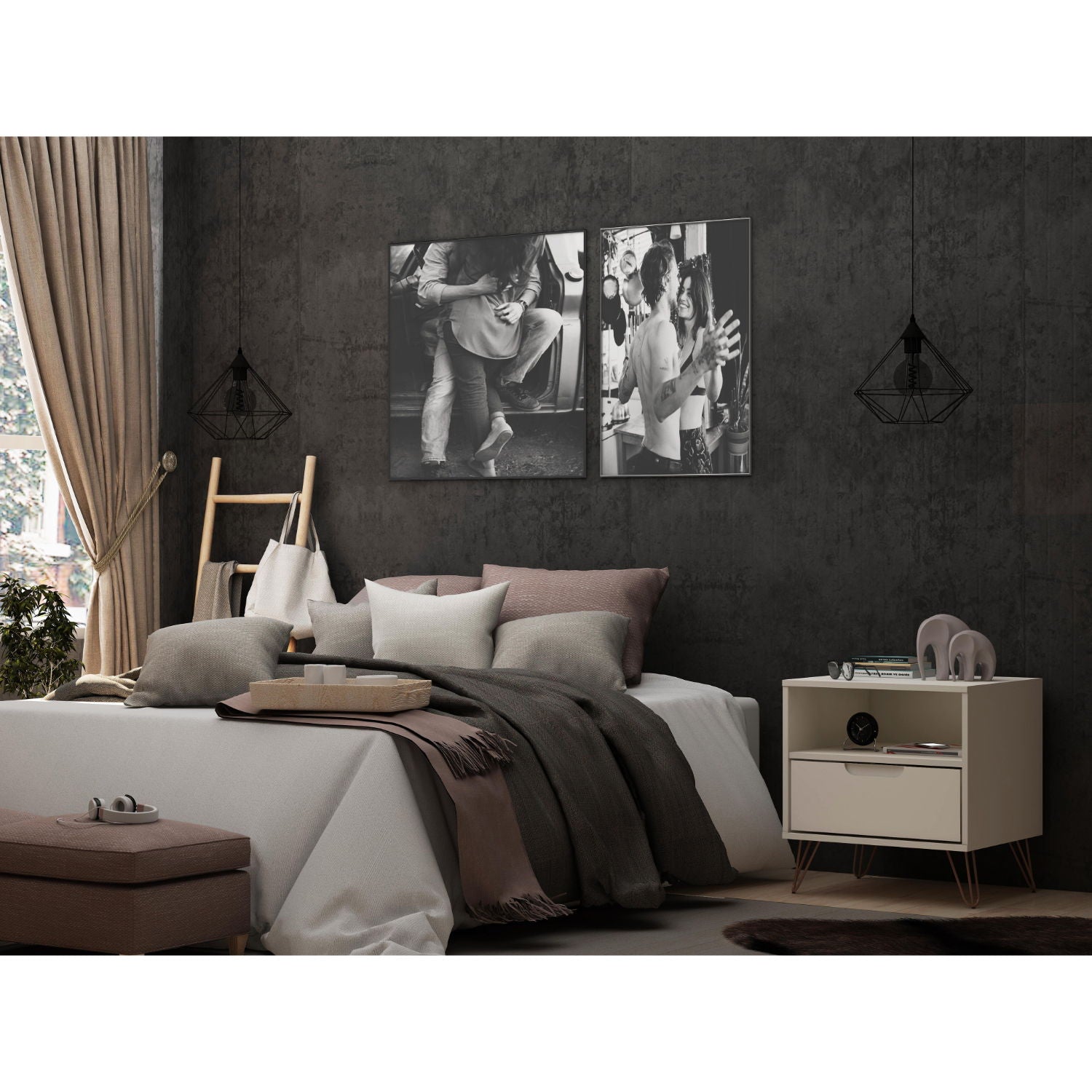 Rockefeller - Nightstand With 1 Drawer