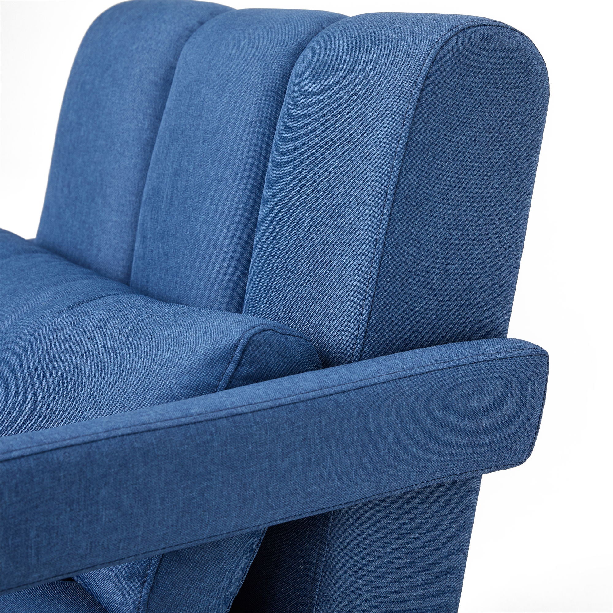 Modern Upholstered Accent Chair, Comfortable Linen Fabric With A Pillow For Living Room