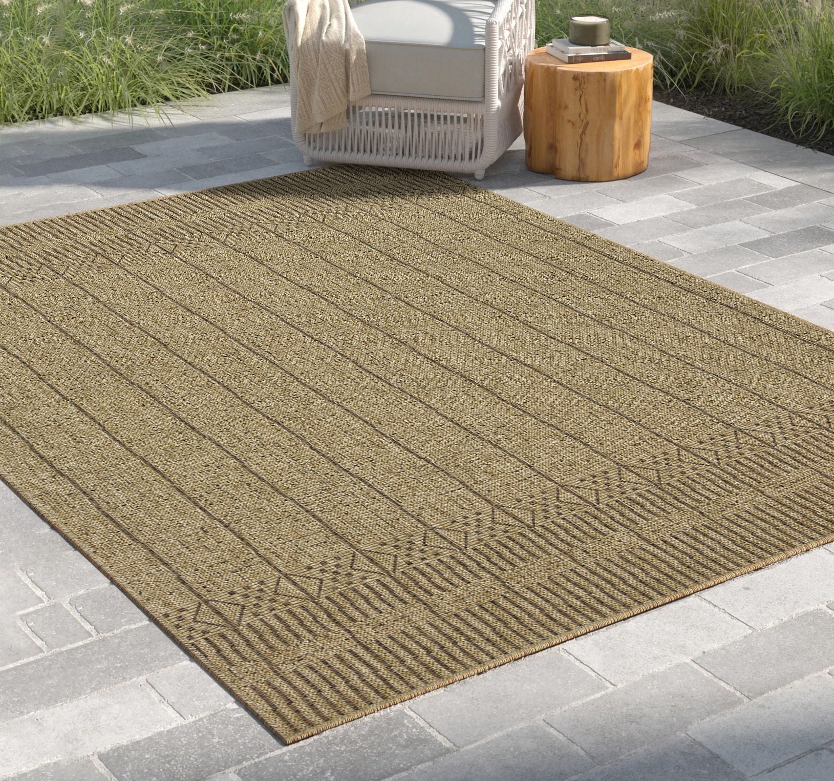Earth - Indoor / Outdoor, Area Rug - Jute /