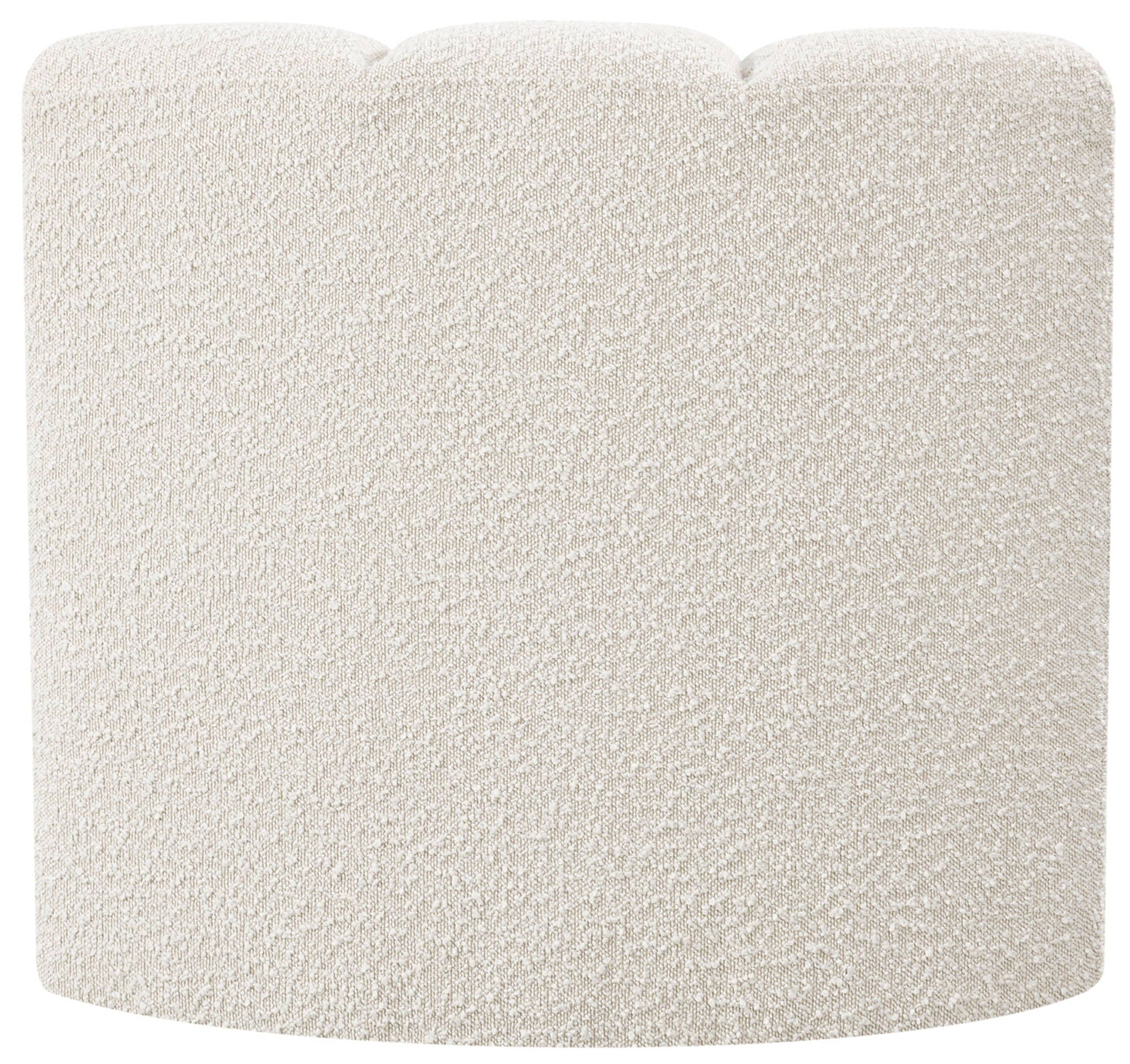 Arc - Boucle Fabric Curved Corner Chair