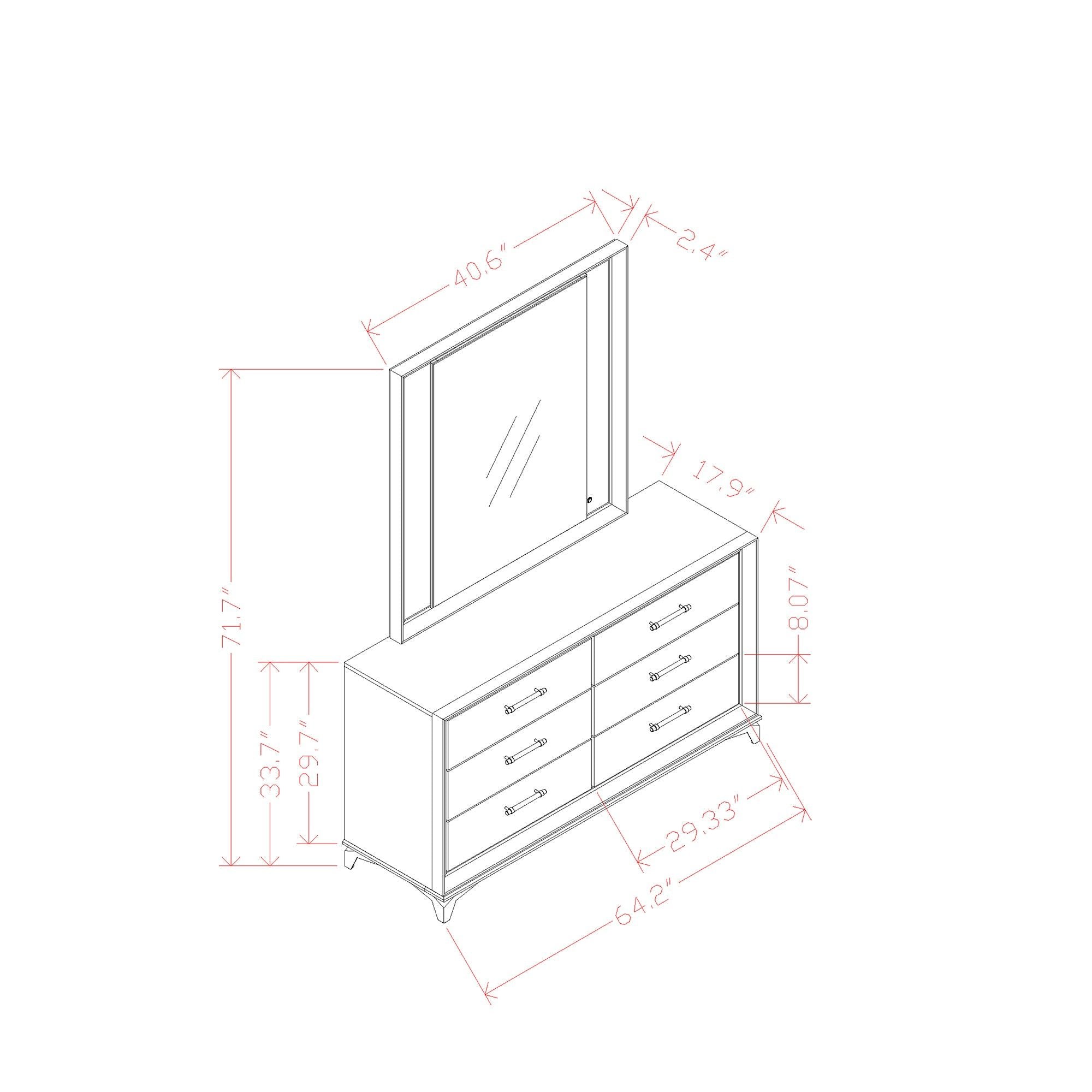 Star - Dresser - White - Best Buy Furniture