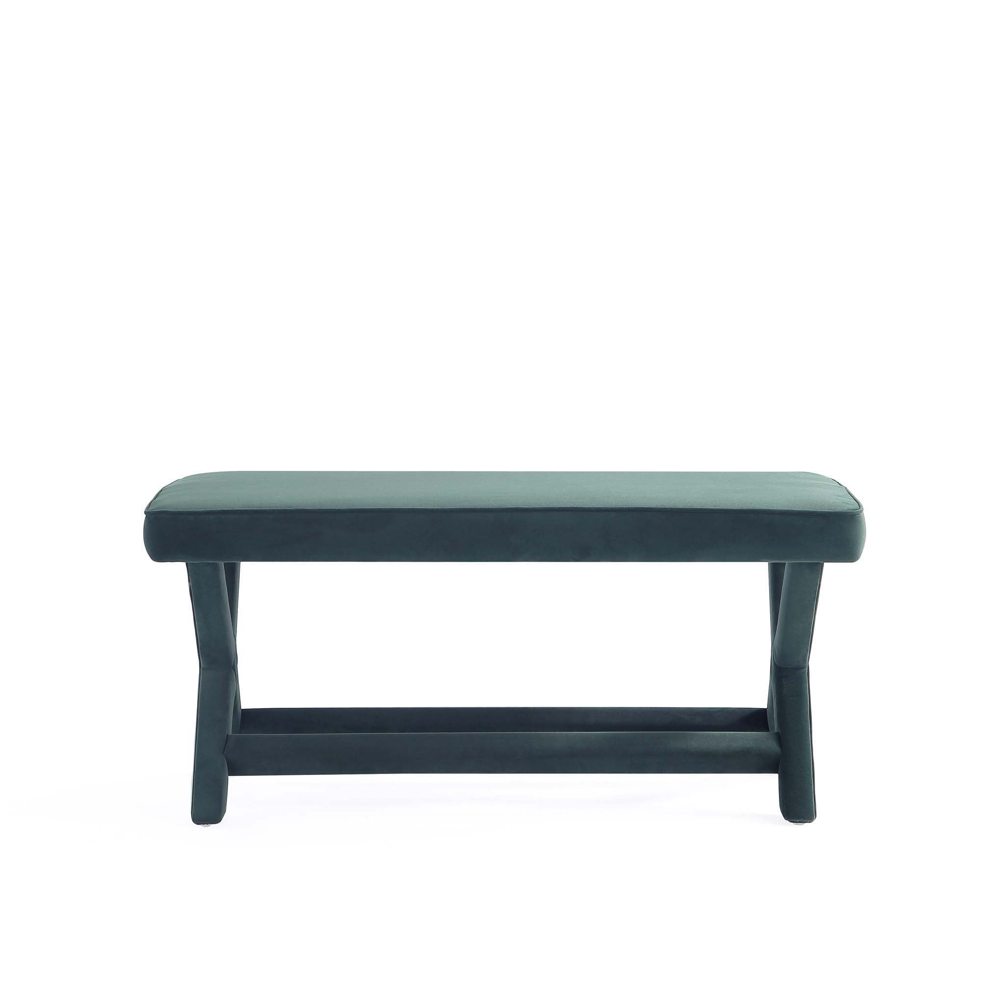 Abigail - Accent Bench With Piped Cushion