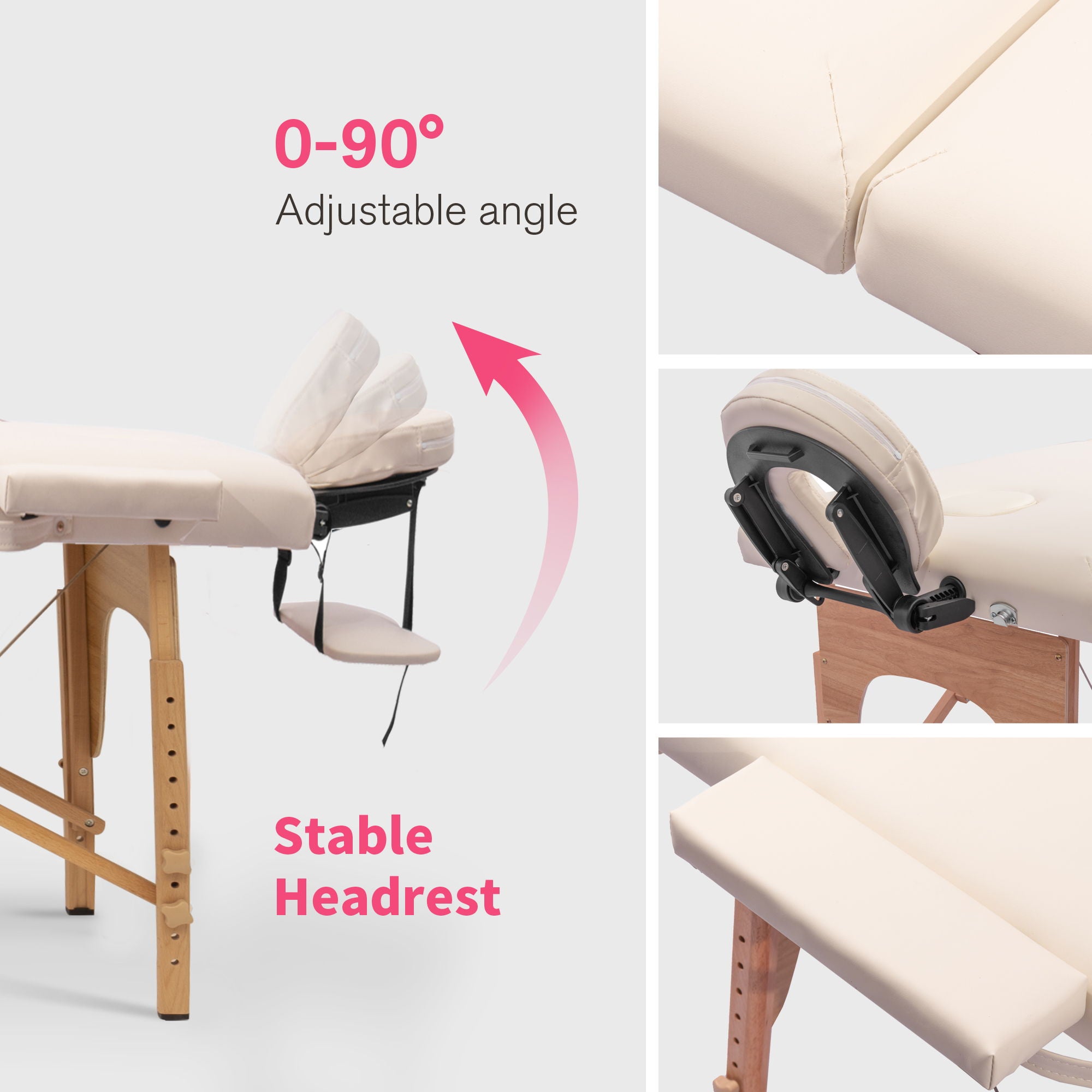 Portable Massage Table Bed With Carrying Case