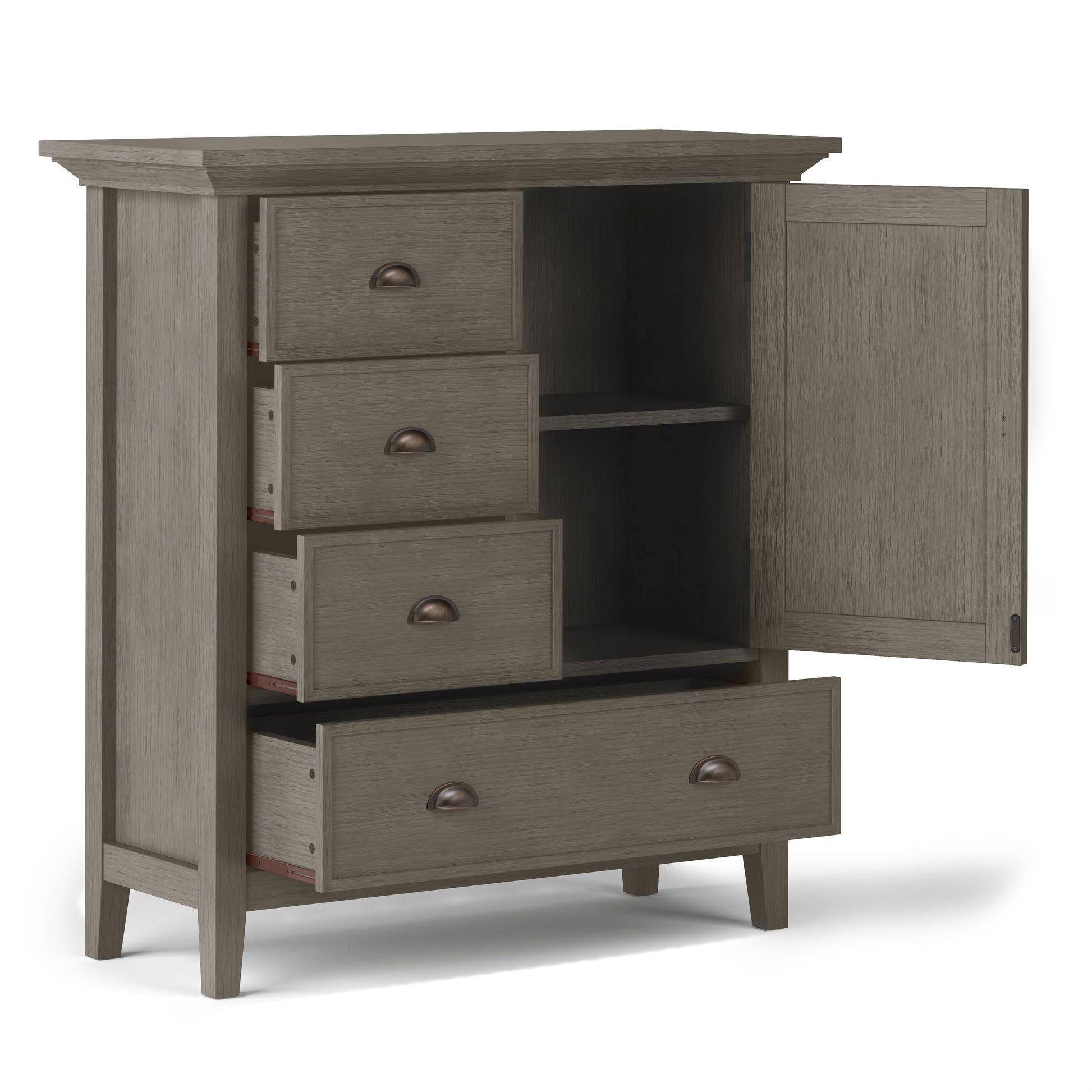 Redmond - Handcrafted Medium Storage Cabinet - Best Buy Furniture