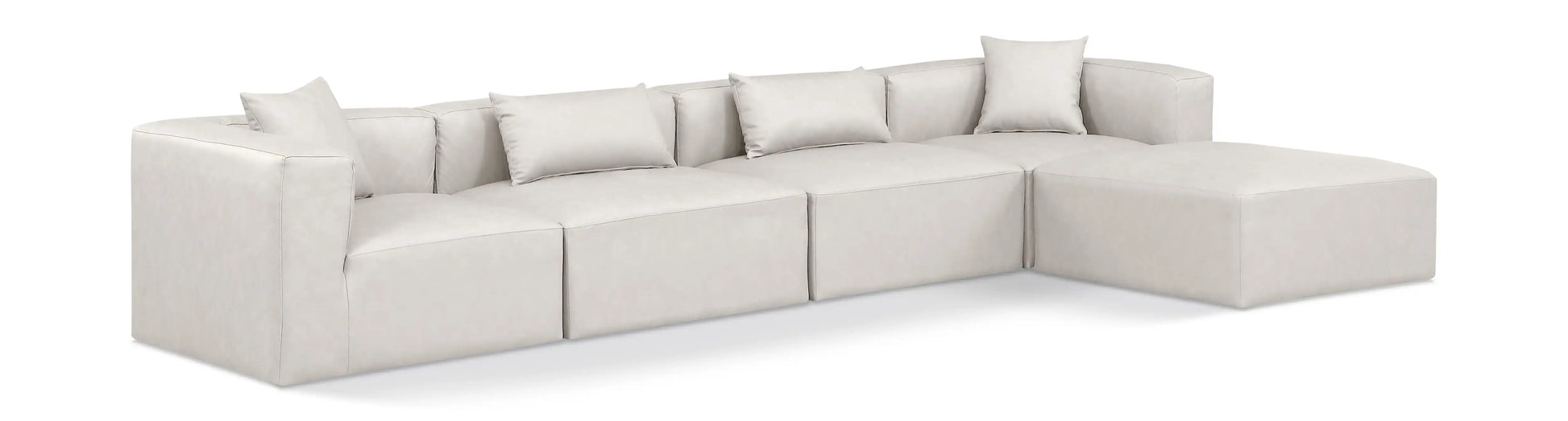 Cube - 5 Piece Modular Sectional With Chaise - Best Buy Furniture