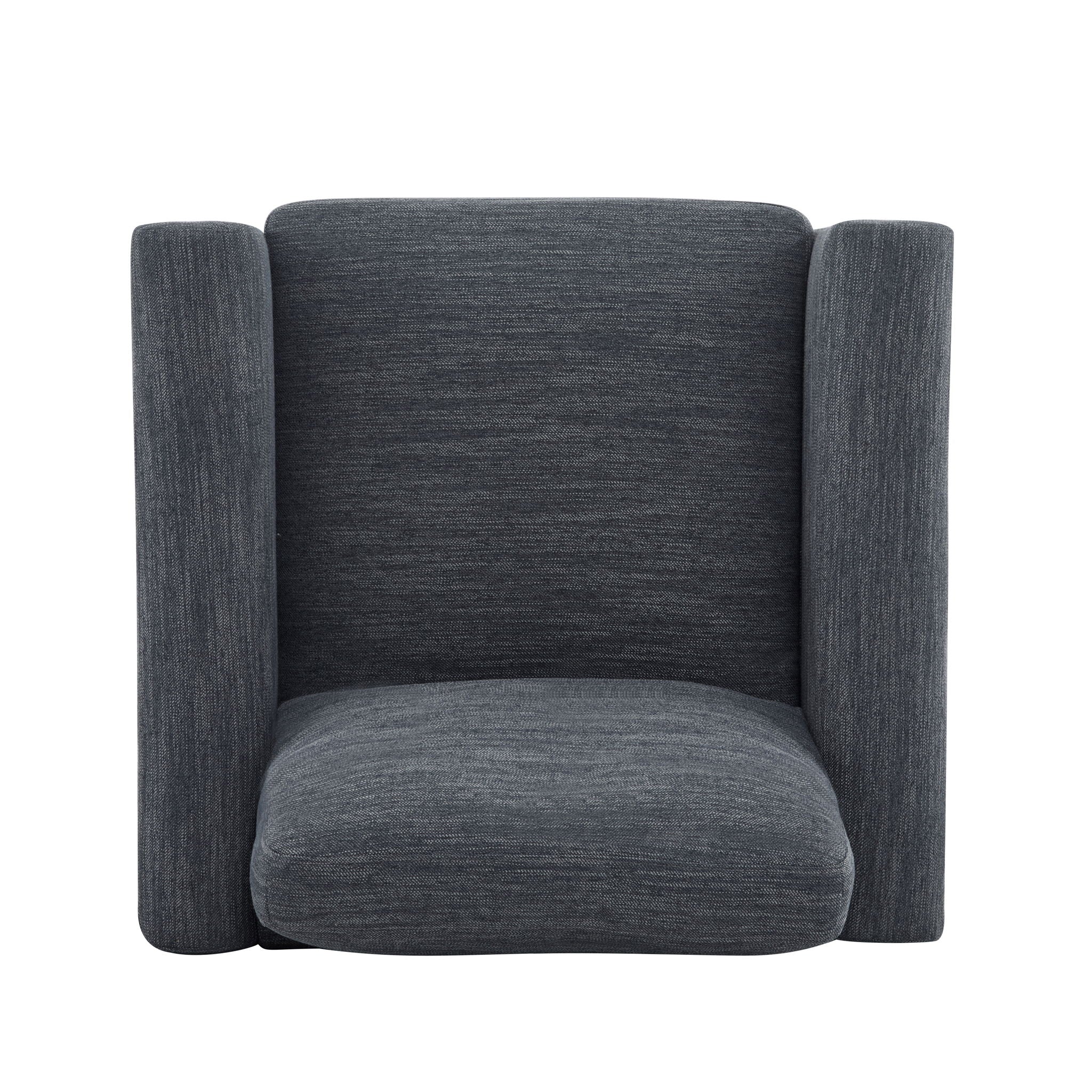Harmonia - Classic Fabric Upholstered Armchair With Rubber Wood Frame