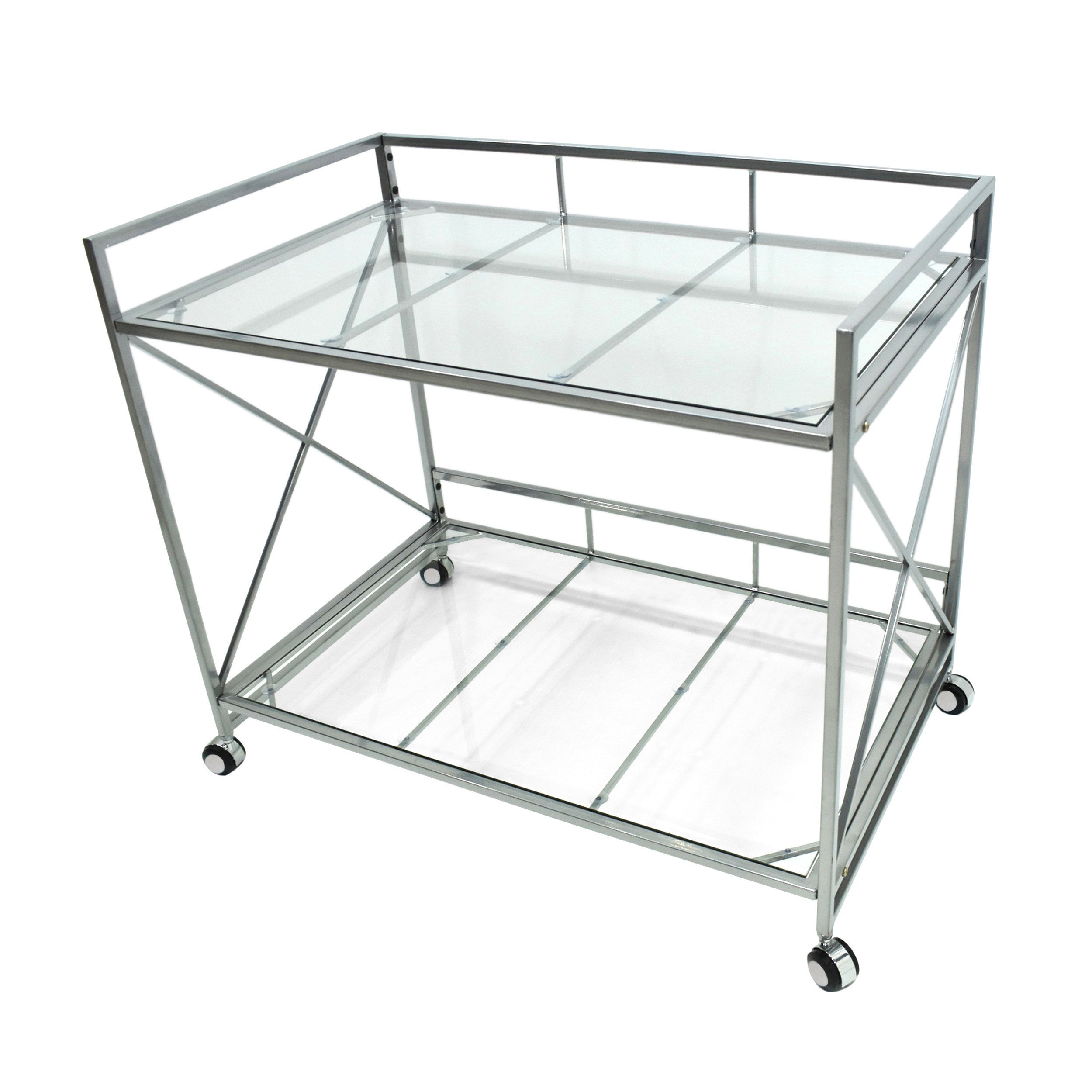 Amber bar cart