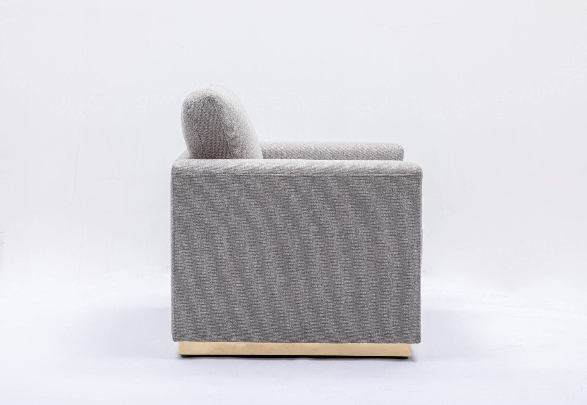 Valin - 3 Piece Living Room Set Meeting Room And Small Apartment Sofa Loveseat Chair - Gray
