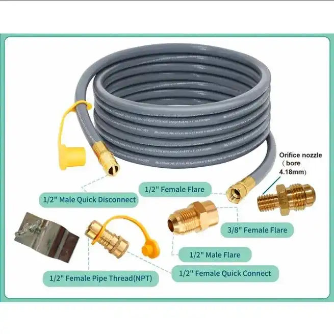 Fire Pit Gas Conversion Kit - Gray - Best Buy Furniture