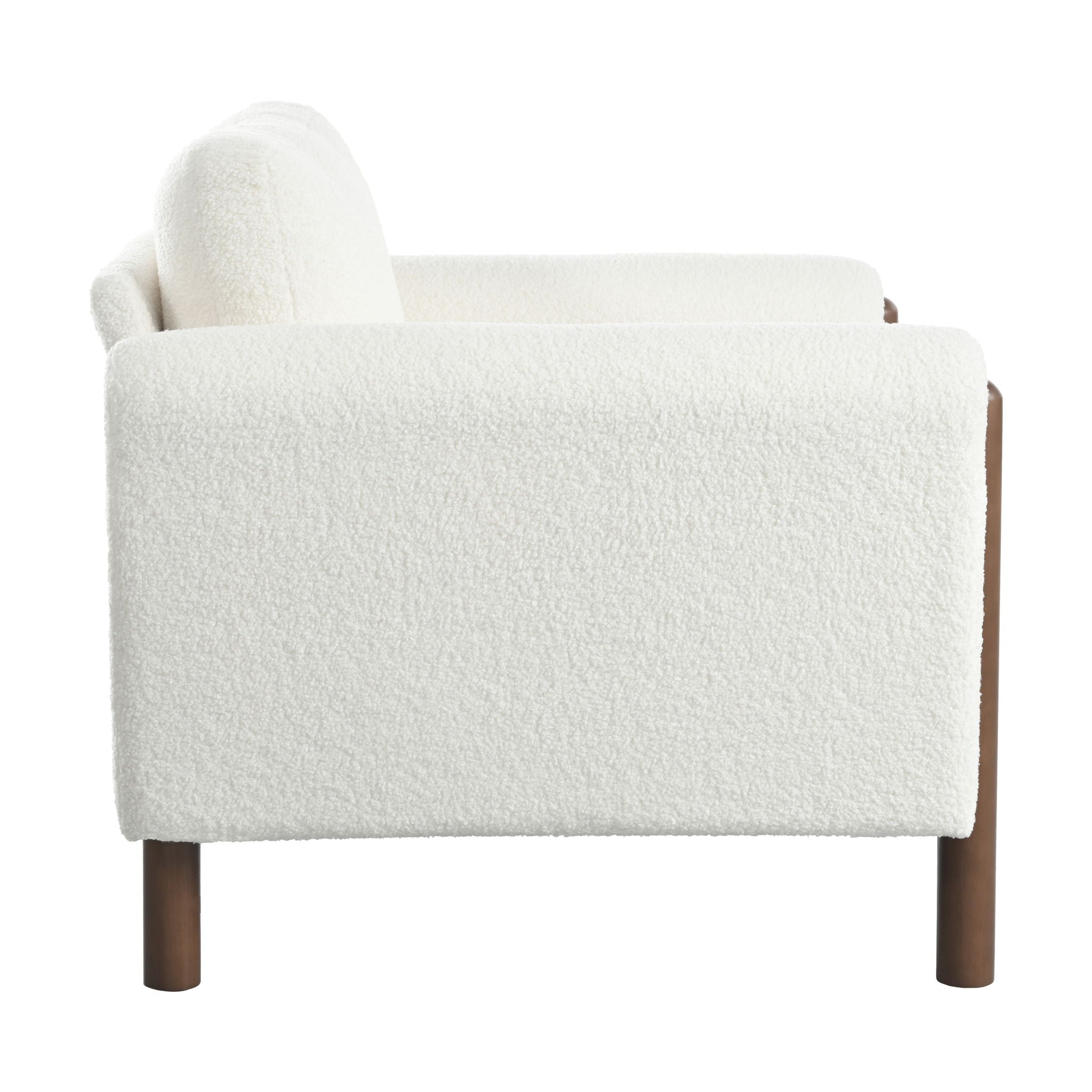 Oversized Accent Chair With Curved Armrests