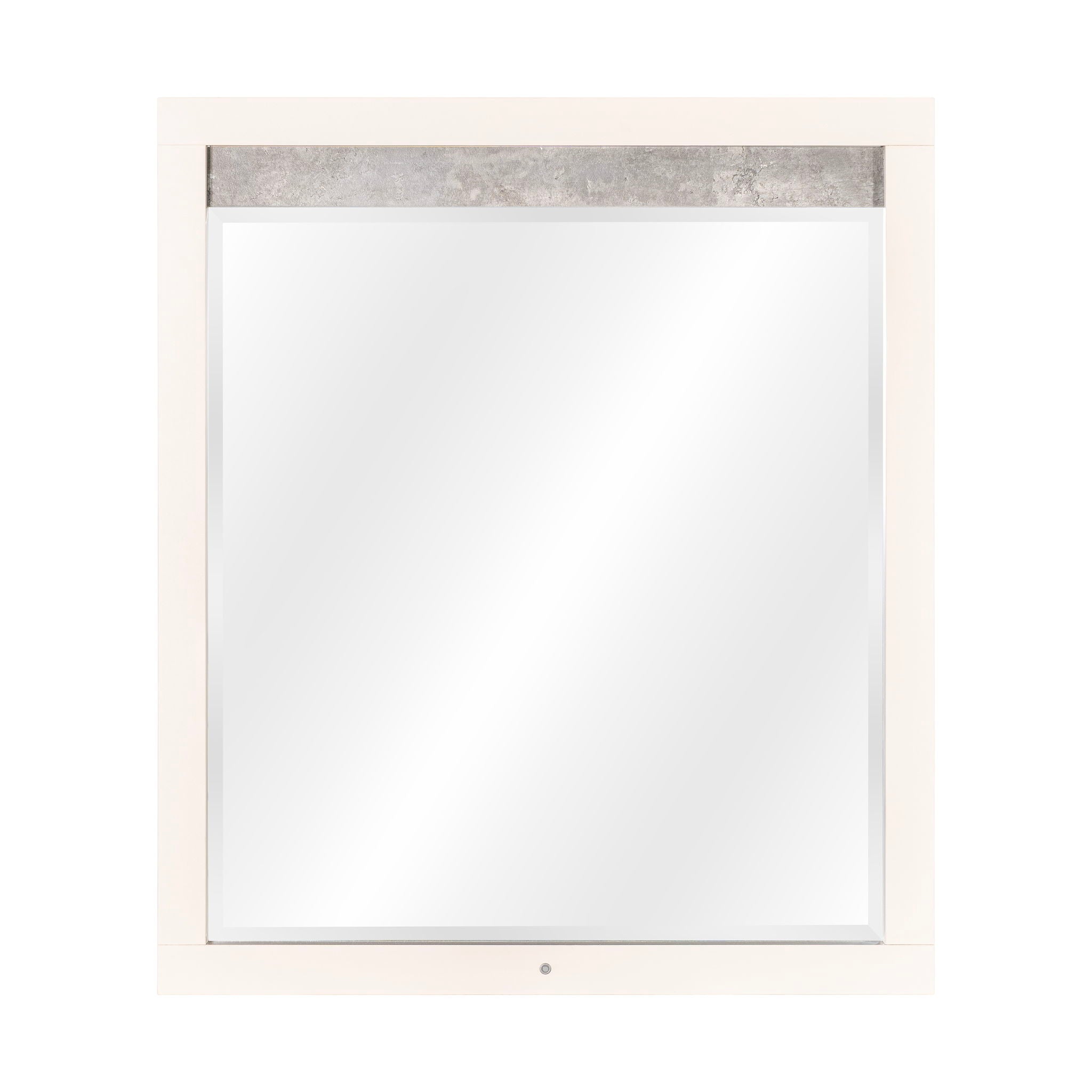 Pavira - Dresser Mirror With LED Lights - Stone