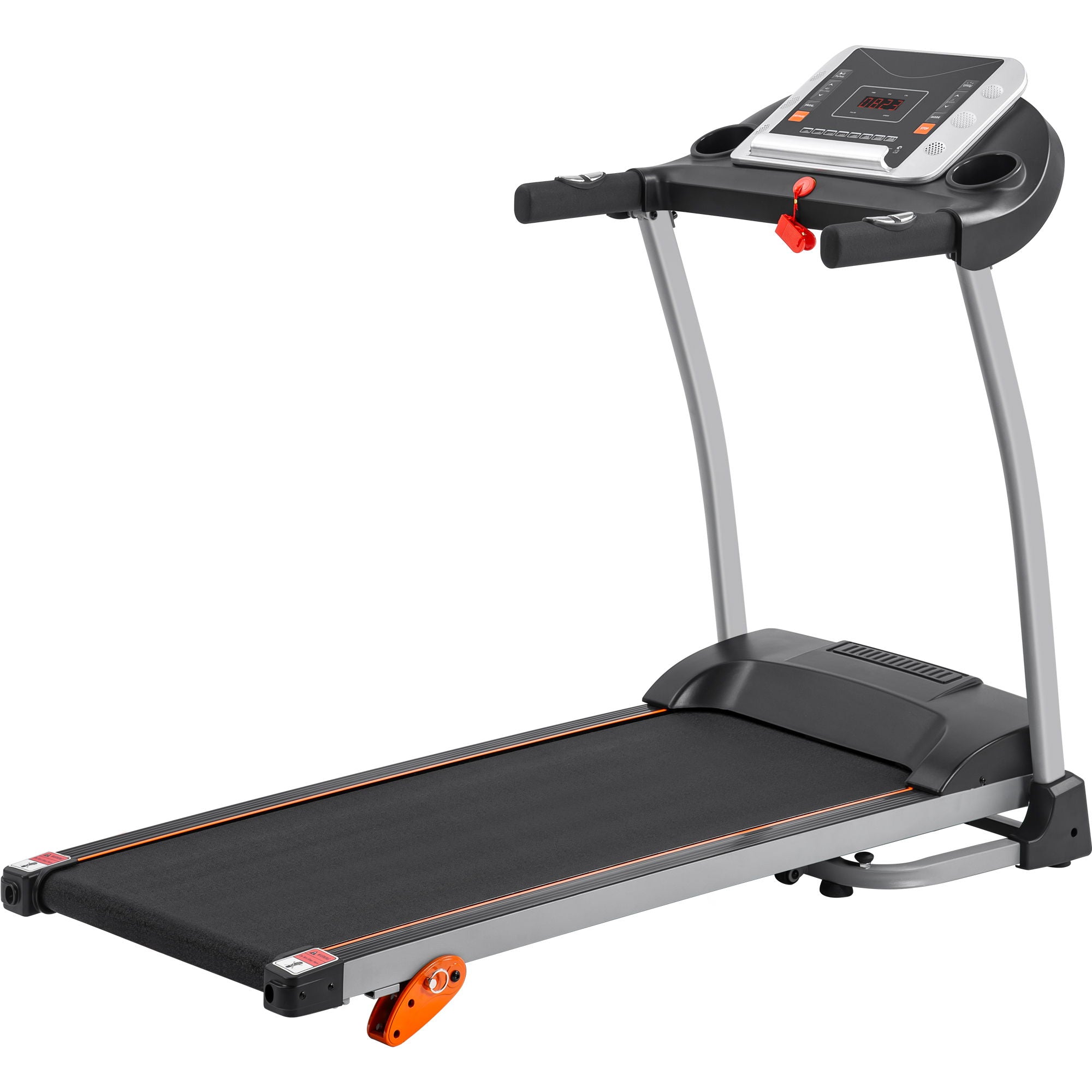 Foldable Treadmill With Incline For Running Walking Exercise - Black