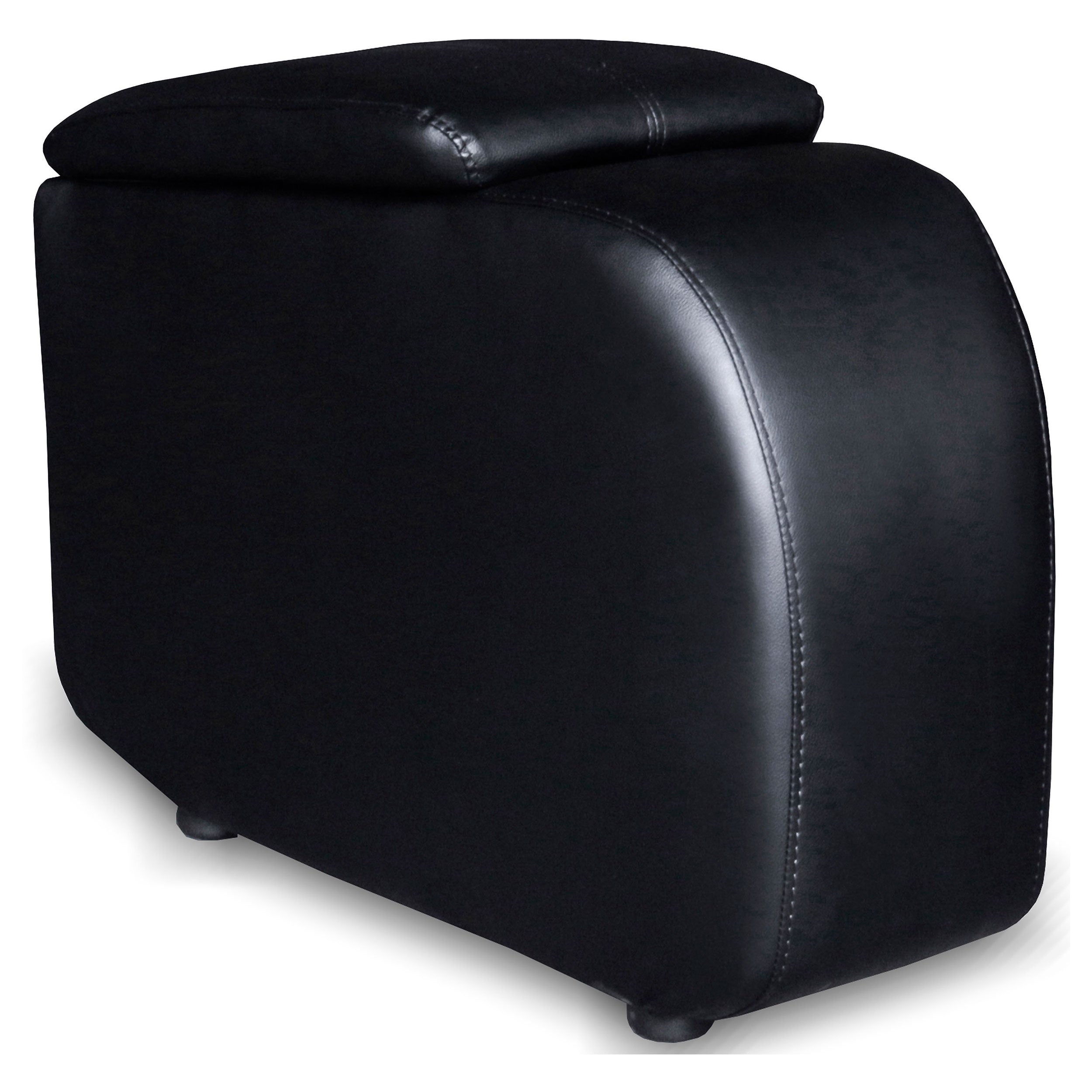 Cyrus Upholstered Home Theater Storage Wedge Console Black-CoasterEssence