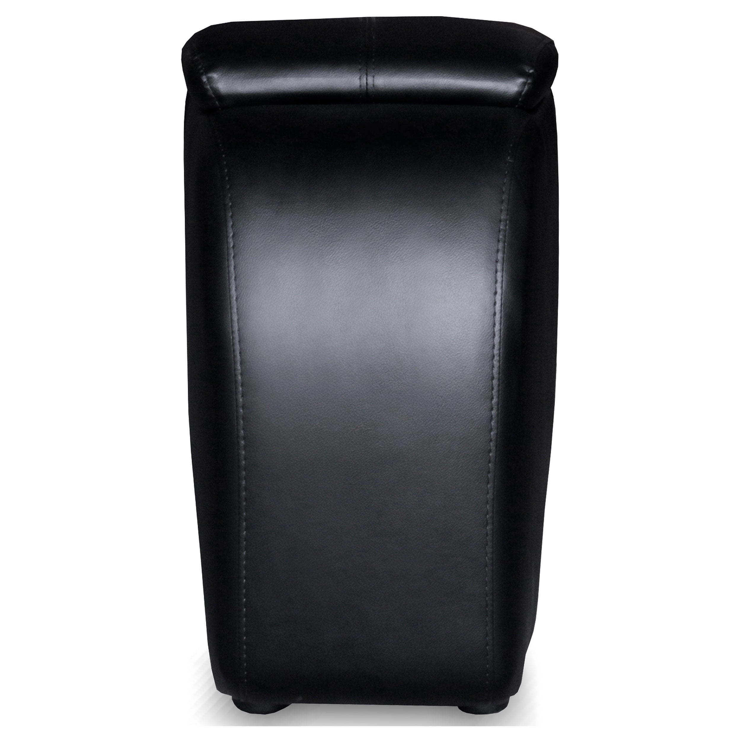 Cyrus Upholstered Home Theater Storage Wedge Console Black-CoasterEssence