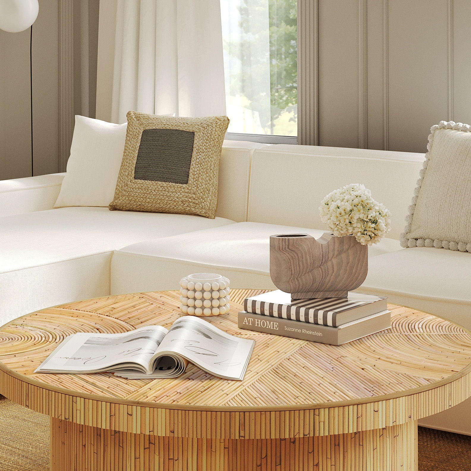 Blank - Mind Square Accent Pillow