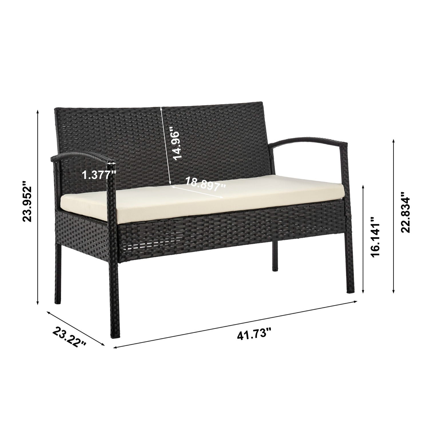 Noli - 4 Piece Outdoor Conversation Set